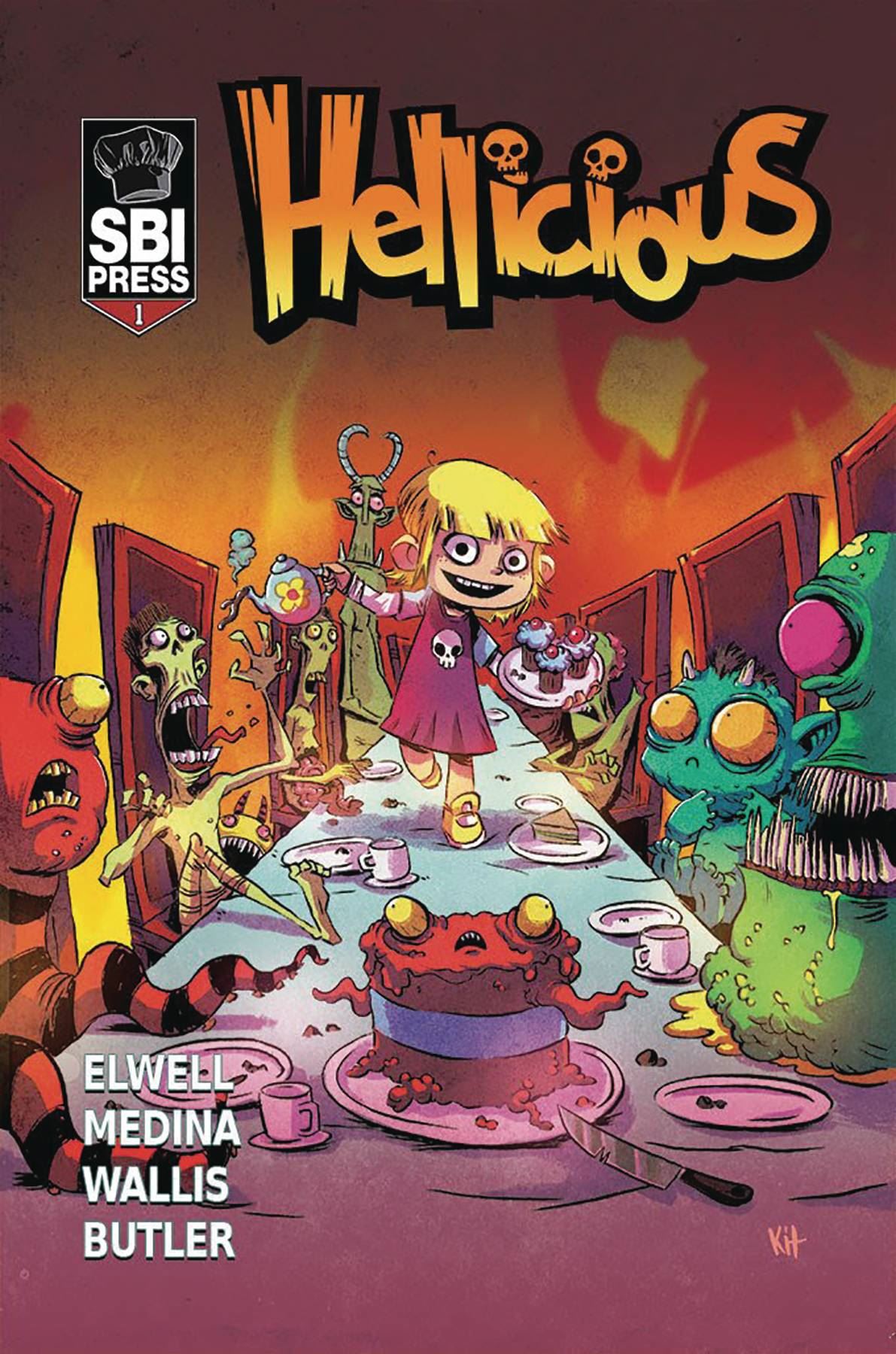 Hellicious #1 Starburns Industries Press Comic Book