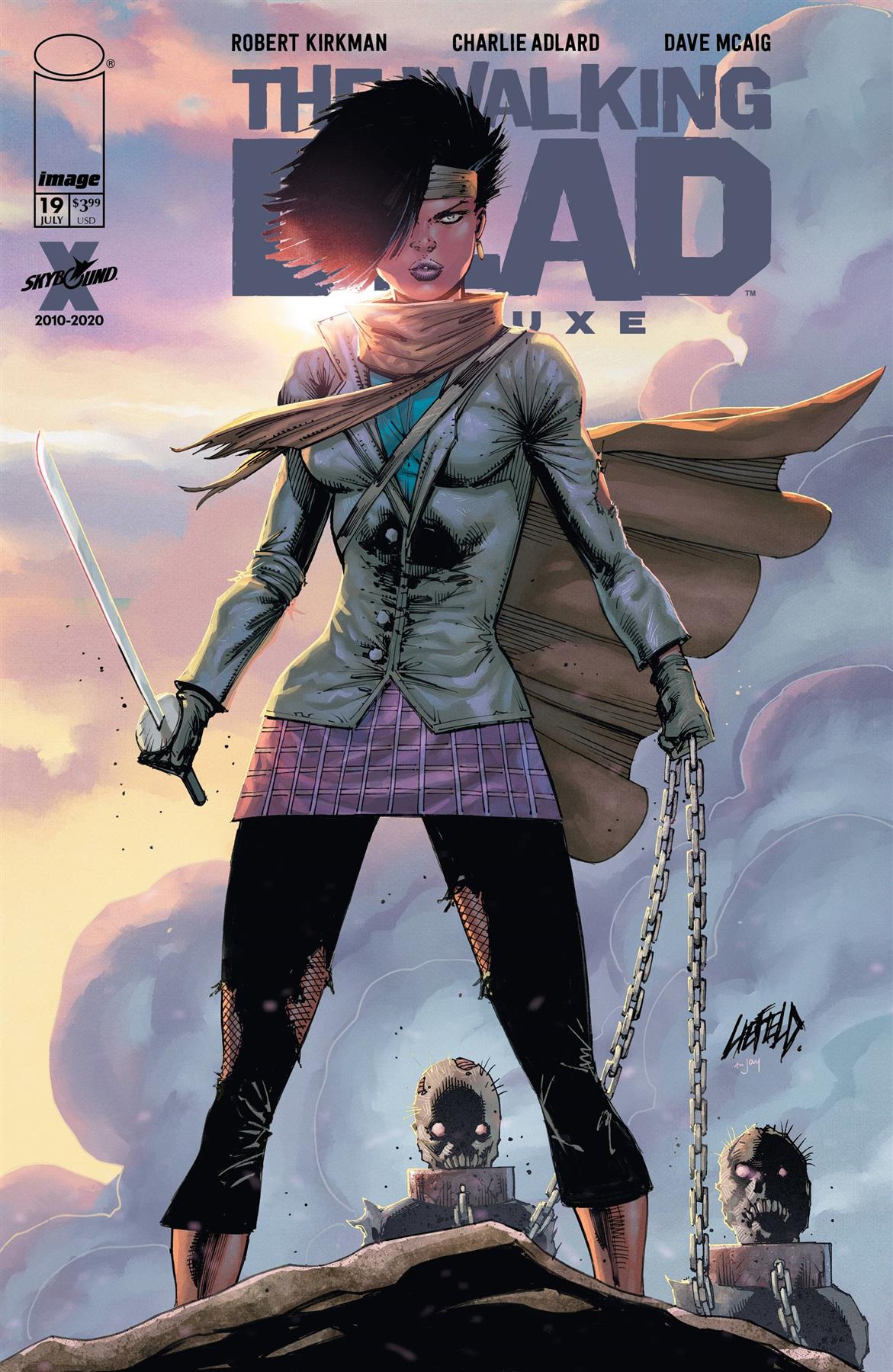 Walking Dead Dlx #19 Cvr F Liefeld (mr) Image Comics Comic Book