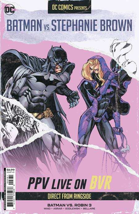 Batman Vs Robin #3 (of 5) Cvr H Mario Fox Foccillo Fight Poster Batman Vs Spoiler Card Stock Var DC Comics Comic Book