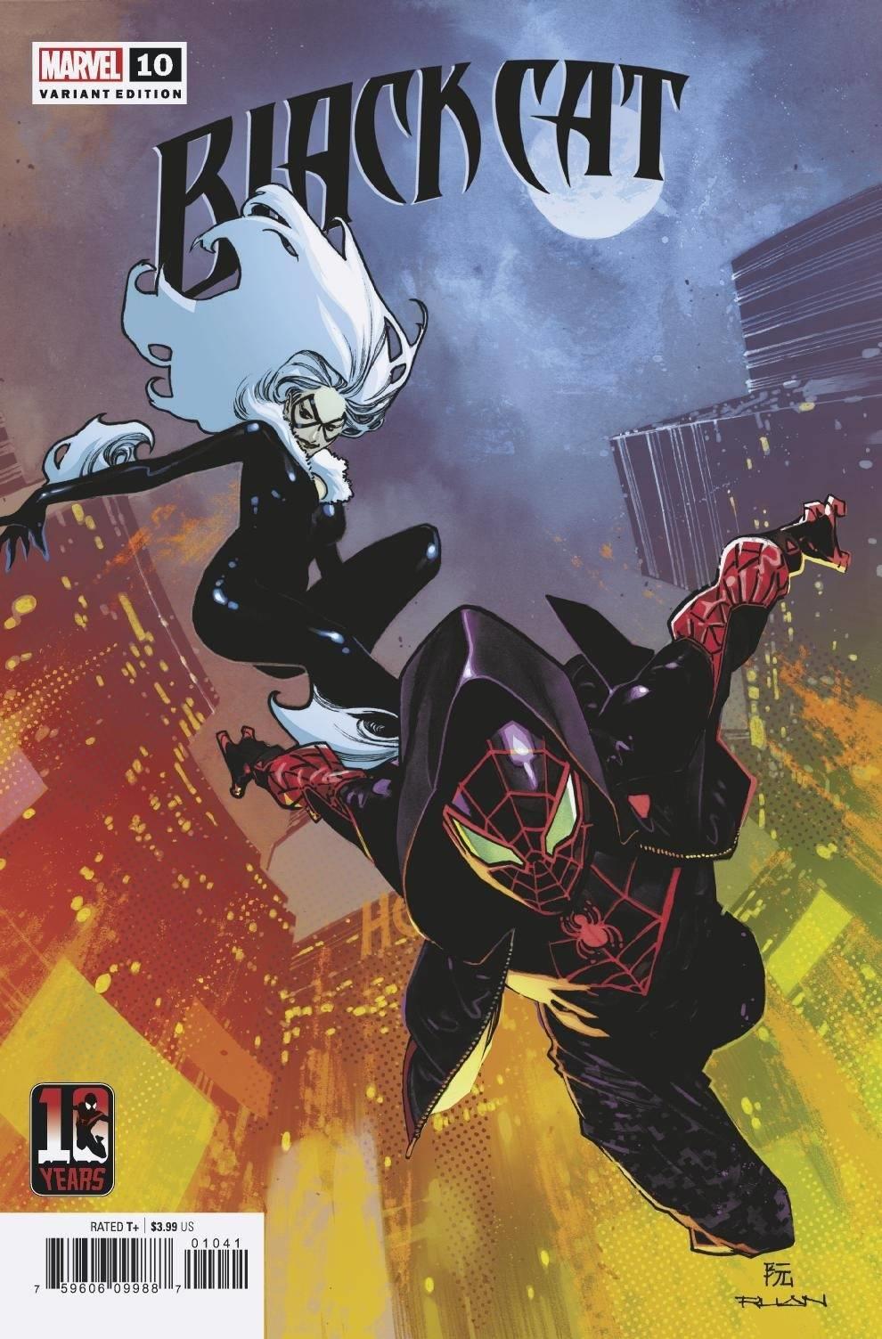 Black Cat #10 Ruan Miles Morales 10th Anniv Var Marvel Comics Comic Book