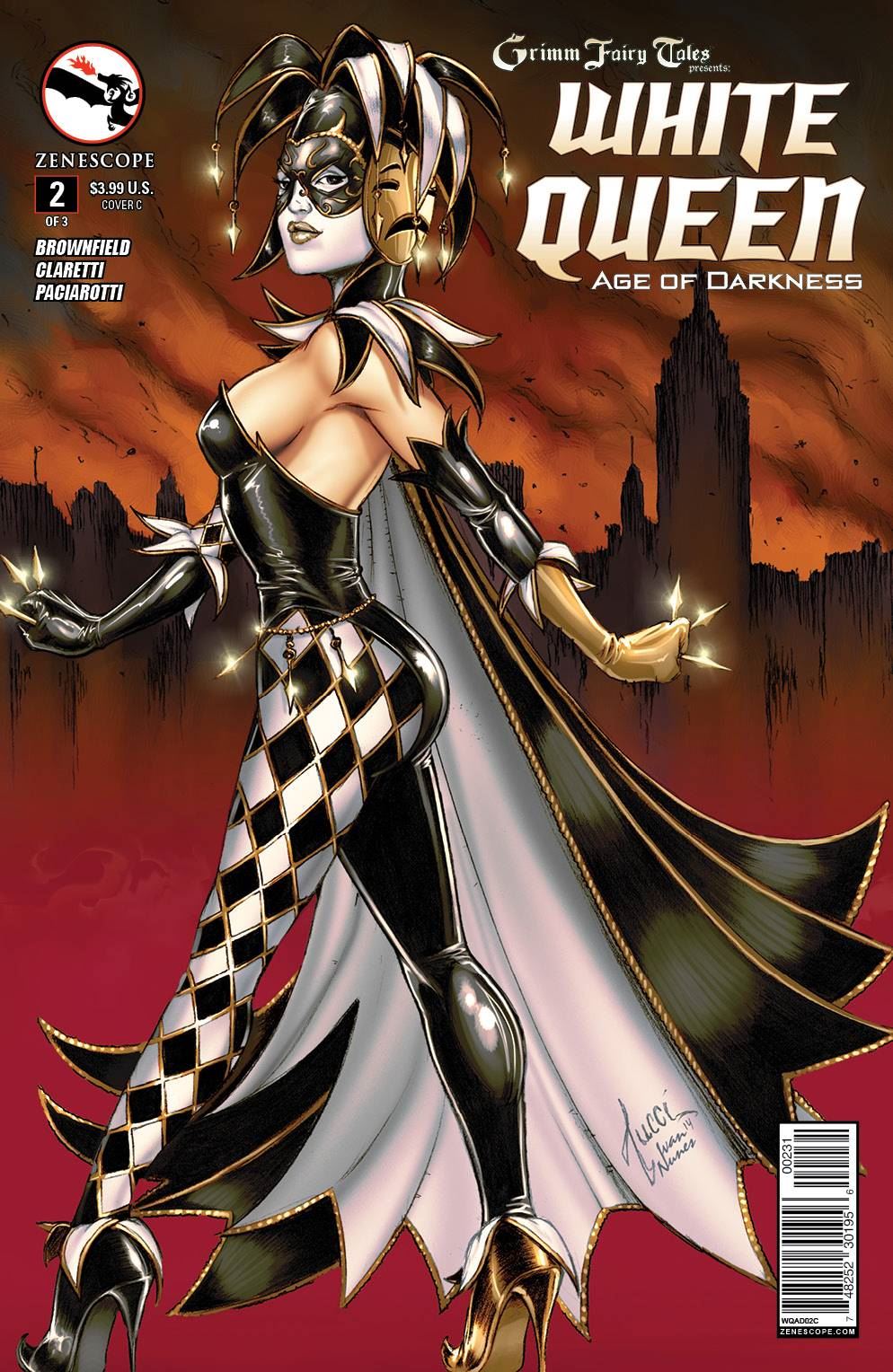 Gft White Queen #2 C Cvr Tucci Aod) (C Cvr Tucci Aod)) Zenescope Entertainment Inc Comic Book