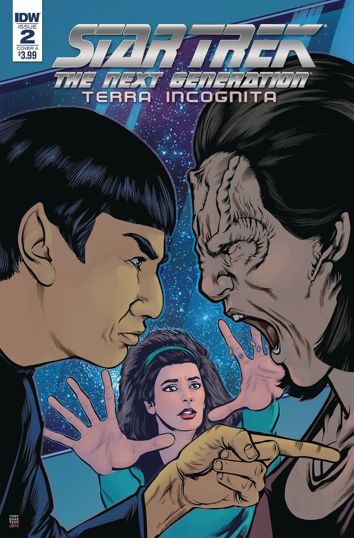 Star Trek Tng Terra Incognita #2 (Cvr A Shasteen) Idw Publishing Comic Book