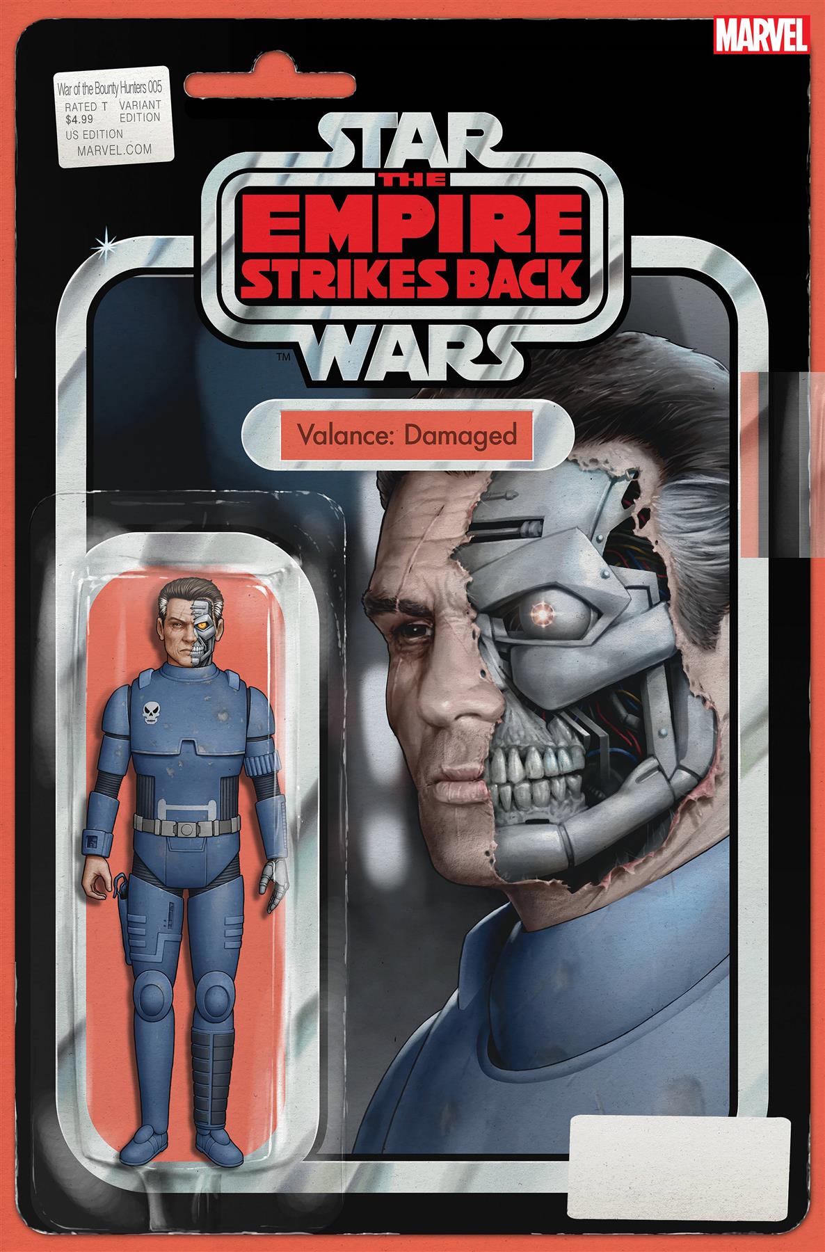 Star Wars War Bounty Hunters #5 (of 5) Jtc Action Figure Var Marvel Prh Comic Book
