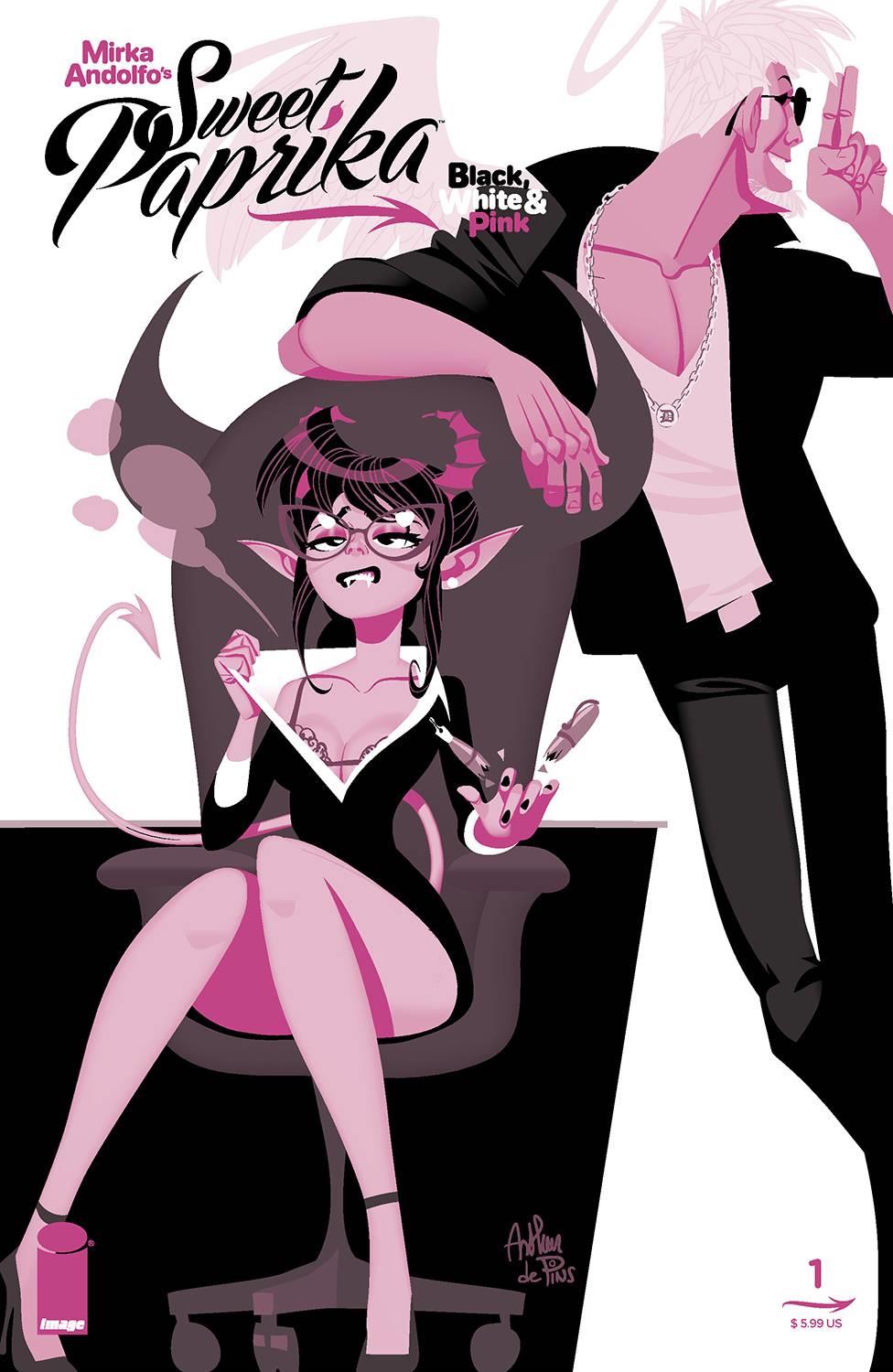 Sweet Paprika Black White & Pink (one Shot) Cvr D (mr) Image Comics Comic Book