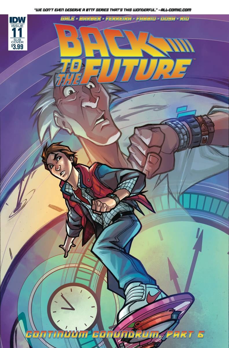 Back To The Future #11 (Subscription Var) Idw Publishing Comic Book