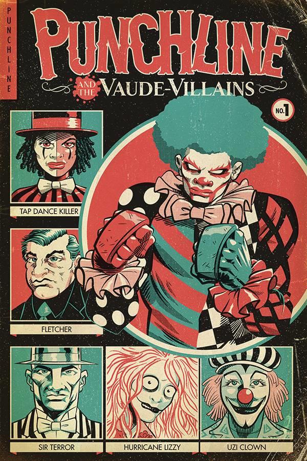 Punchline And Vaude Villains #1 Cvr B Gonzo Hero Tomorrow Comics Comic Book