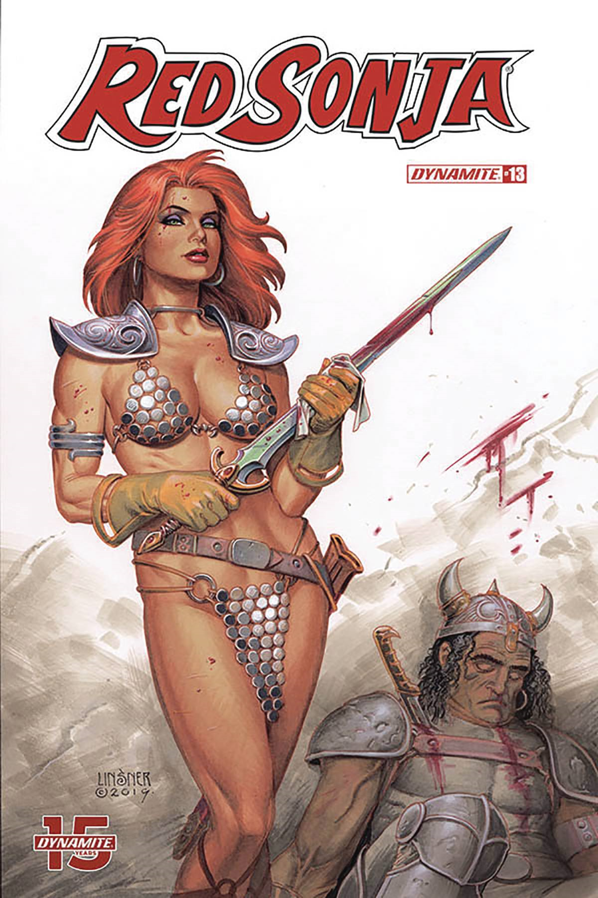 Red Sonja #13 Cvr B Linsner (Cvr B Linsner) Dynamite Comic Book 2020
