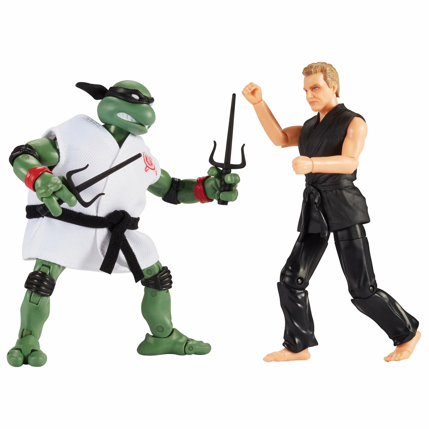 Tmnt X Cobra Kai Raphael Vs John Kreese Aciton Figure 2pack