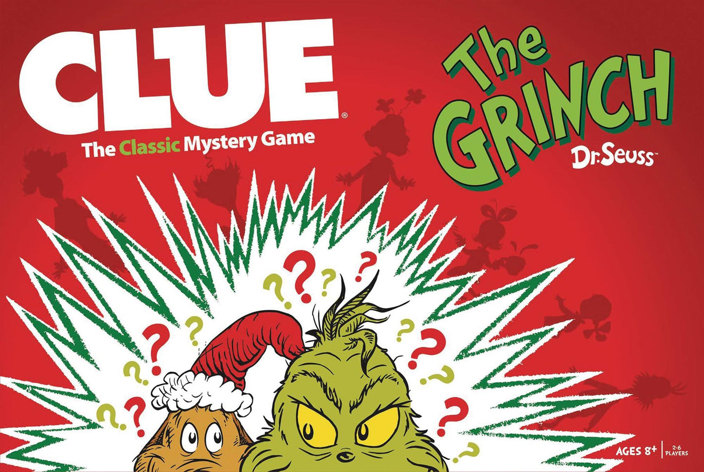 Dr Seuss Grinch Clue Board Game