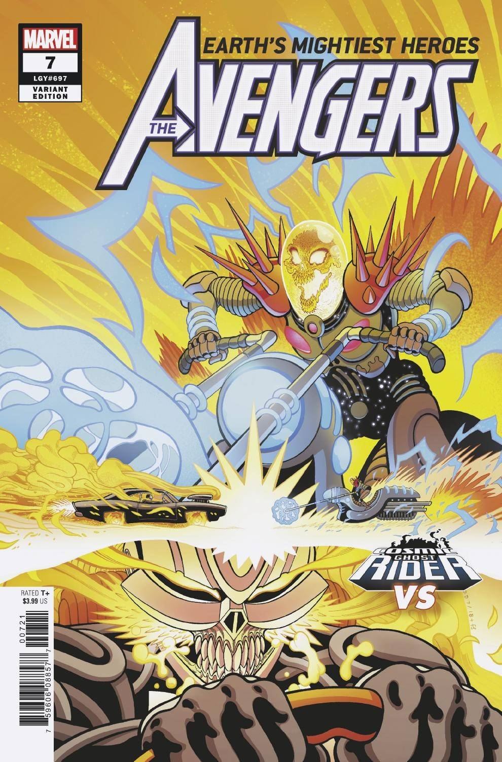 Avengers #7 (Lupacchino Cosmic Ghost Rider Var) Marvel Comics Comic Book