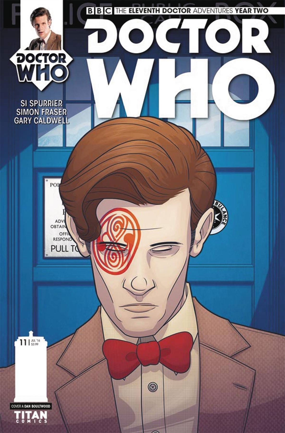 Doctor Who 11th Year Two #11 Cvr A Boultwood (Cvr A Boultwood) Titan Comics Comic Book
