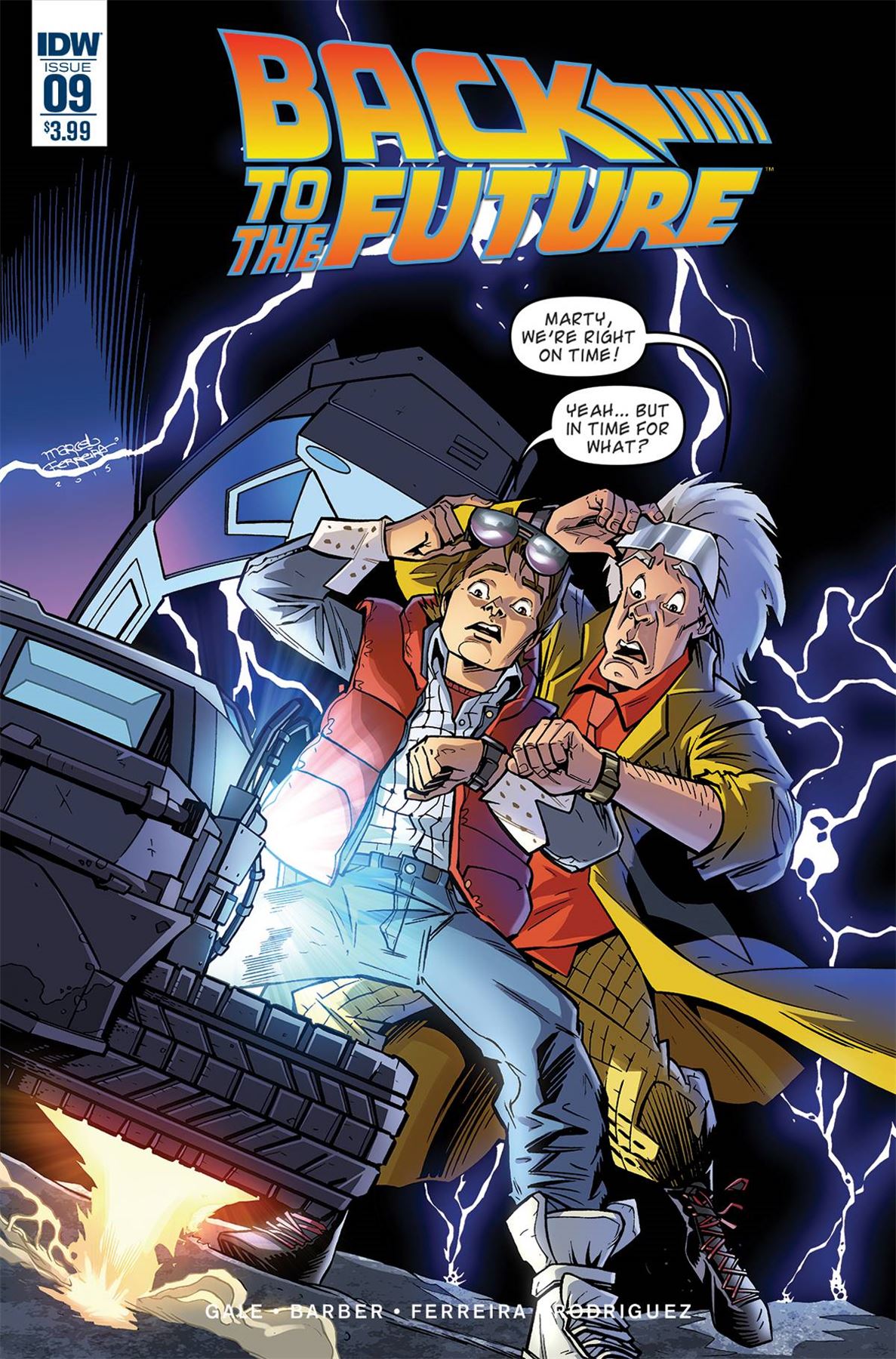 Back To The Future #9 Idw Publishing Comic Book