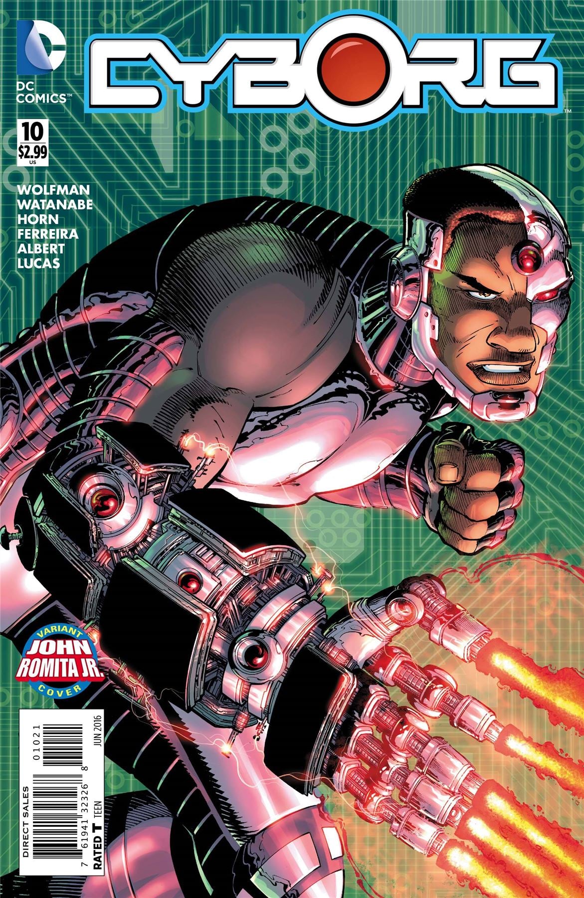Cyborg #10 Romita Var Ed (Romita Var Ed) DC Comics Comic Book
