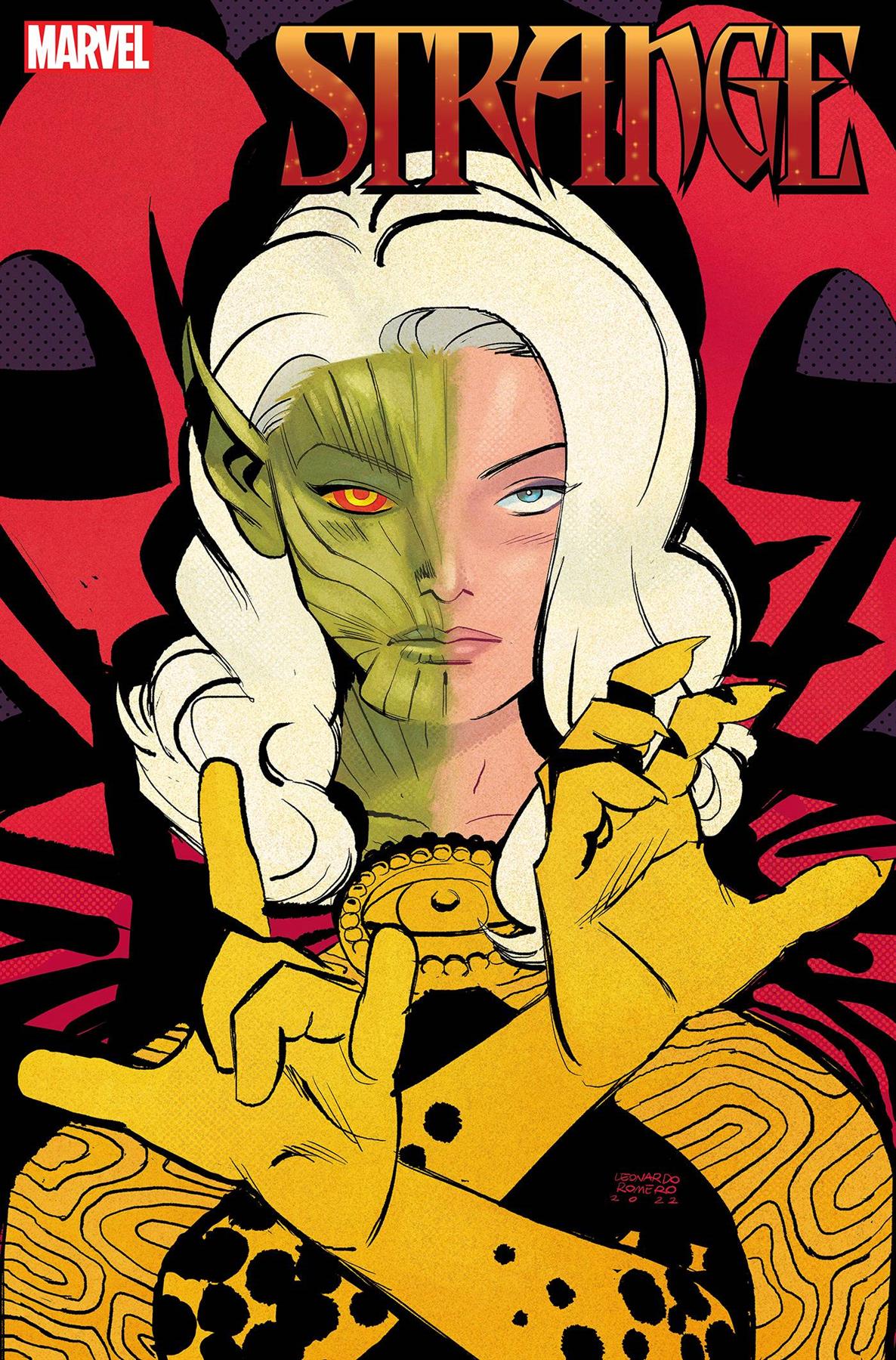 Strange #3 Romero Skrull Var (Romero Skrull Var) Marvel Prh Comic Book 2022