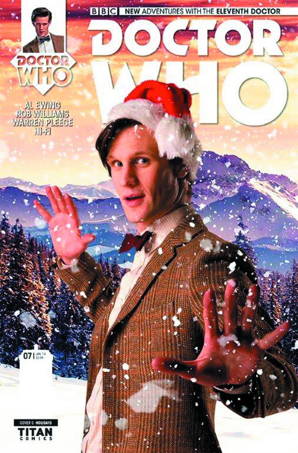 Doctor Who 11th #7 Holidays Photo Titan Comics Comic Book