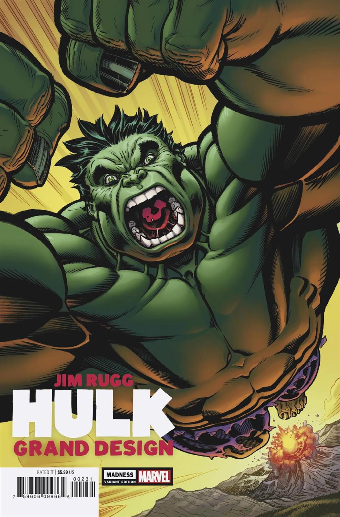 Hulk Grand Design Madness #1 Mcguinness Var () Marvel Prh Comic Book 2022