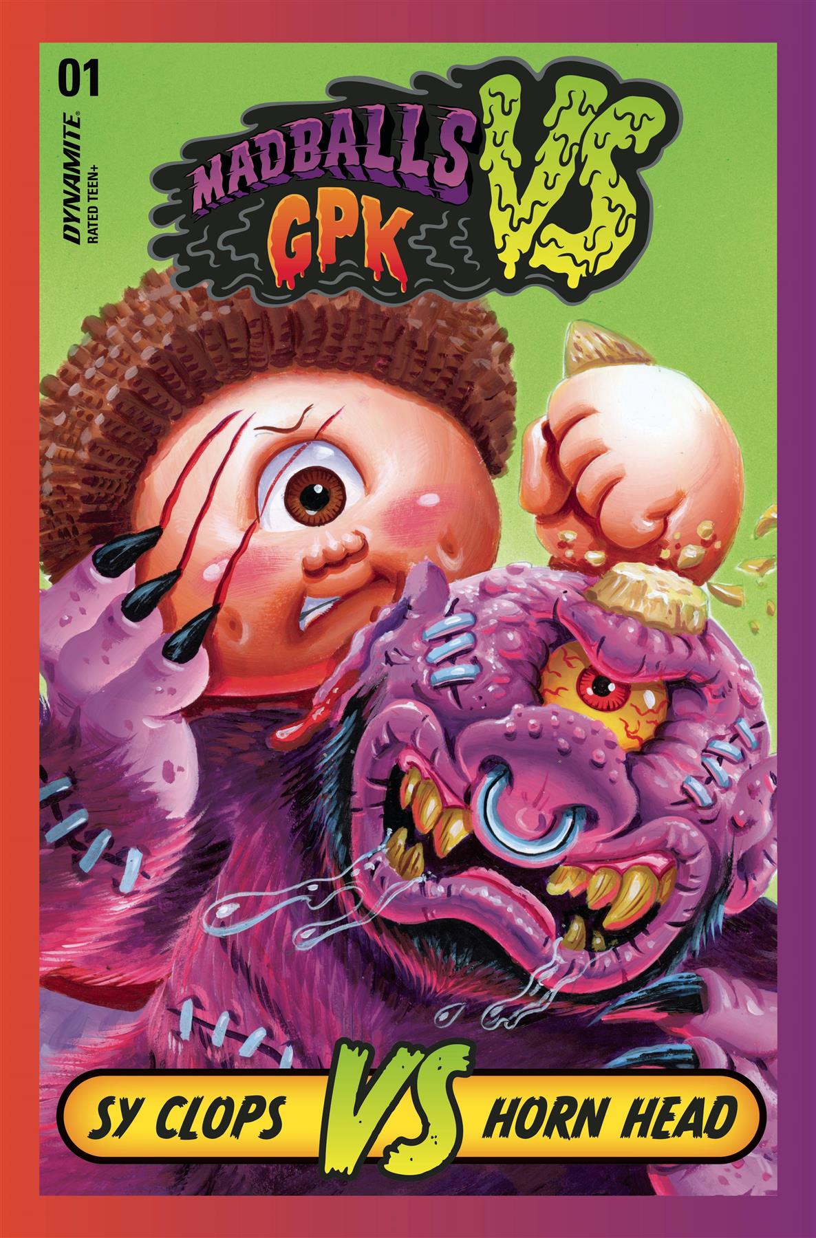 Madballs Vs Garbage Pail Kids #1 Cvr C Trading Card Dynamite Comic Book