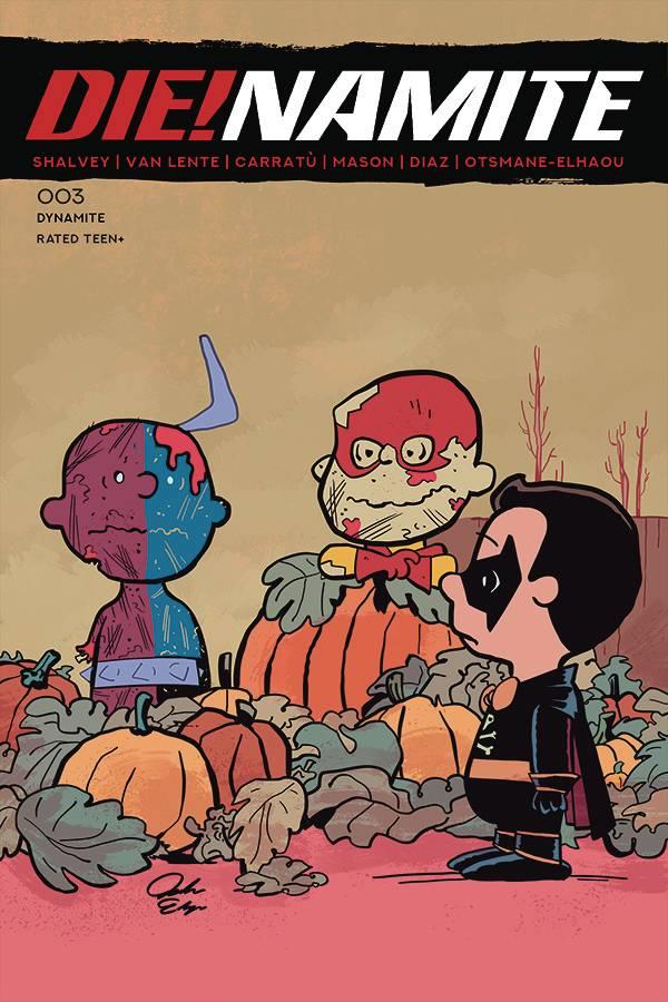 Die!namite #3 Cvr G Peanuts Homage Dynamite Comic Book