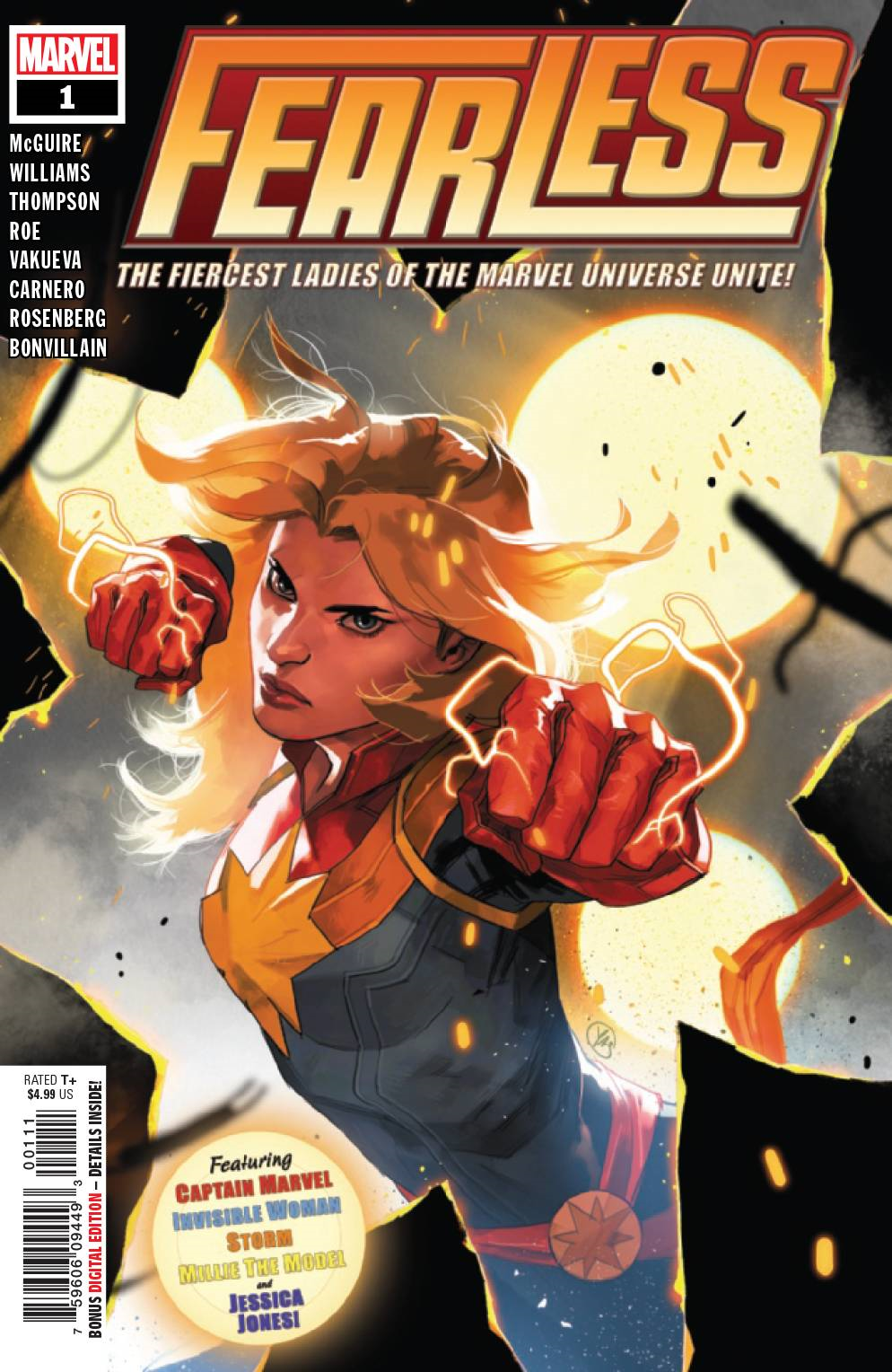 Fearless #1 Marvel Comics Comic Book