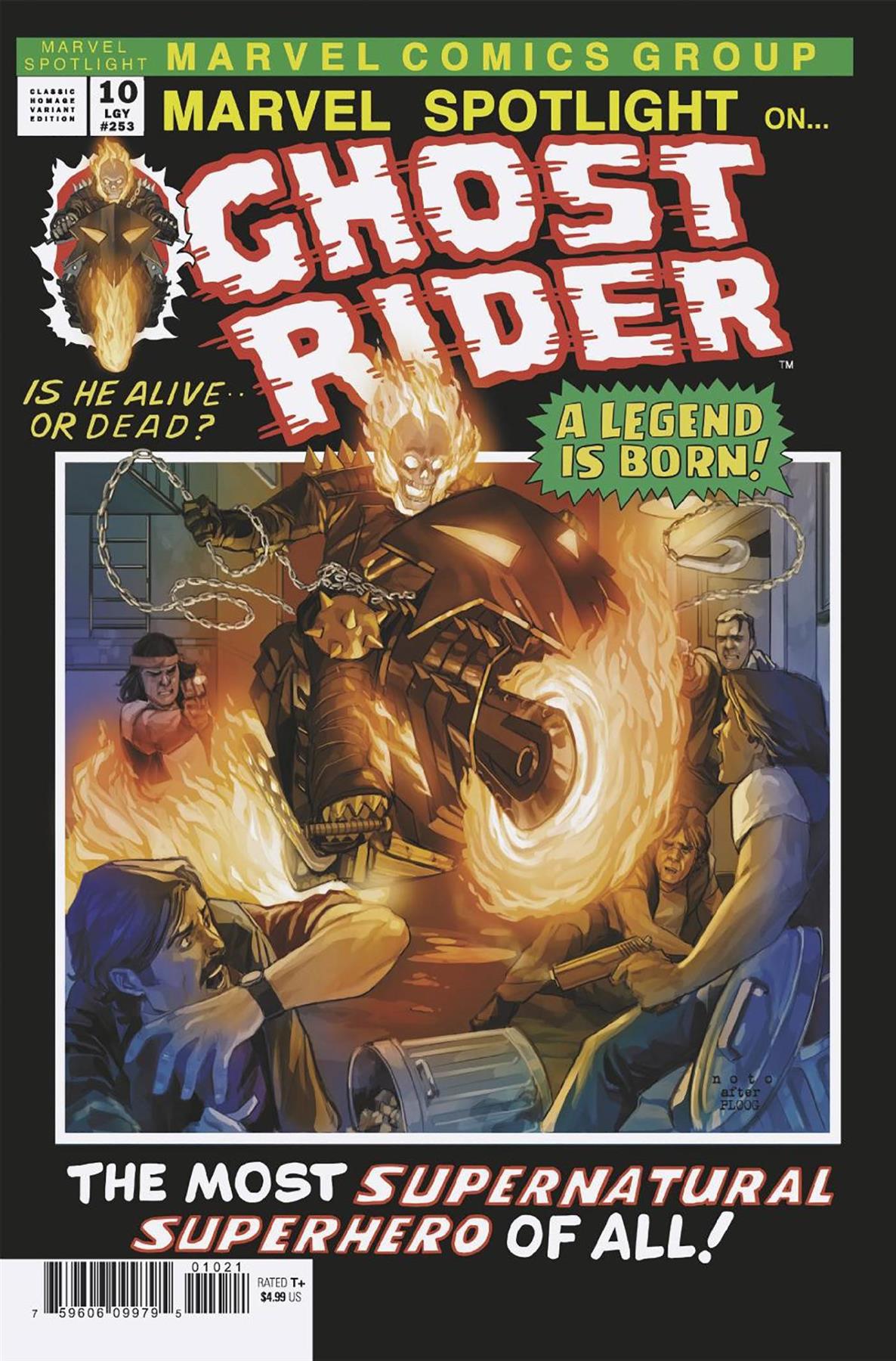 Ghost Rider #10 Noto Classic Homage Var (Noto Classic Homage Var) Marvel Prh Comic Book 2023