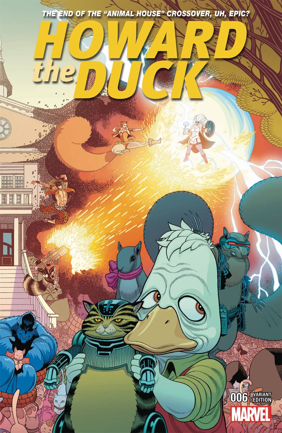 Howard The Duck #6 Moore Connect B Var (Moore Connect B Var) Marvel Comics Comic Book