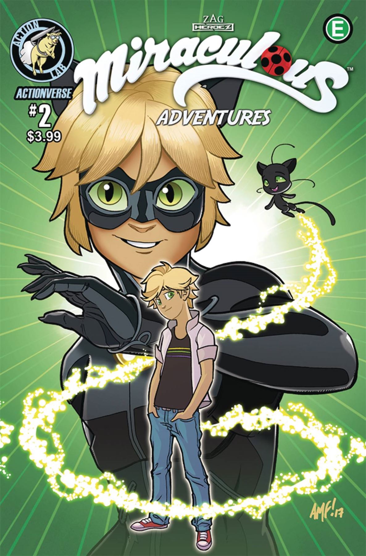 Miraculous Adventures Ladybug Cat Noir #2 Cvr B (Cvr B) Action Lab Entertainment Comic Book