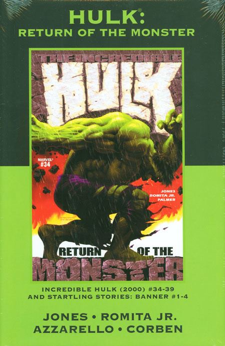 Marvel Hulk Return Of Monster Prem HC DM Var Ed 90 Hardcover by Jones, Bruce; Romita