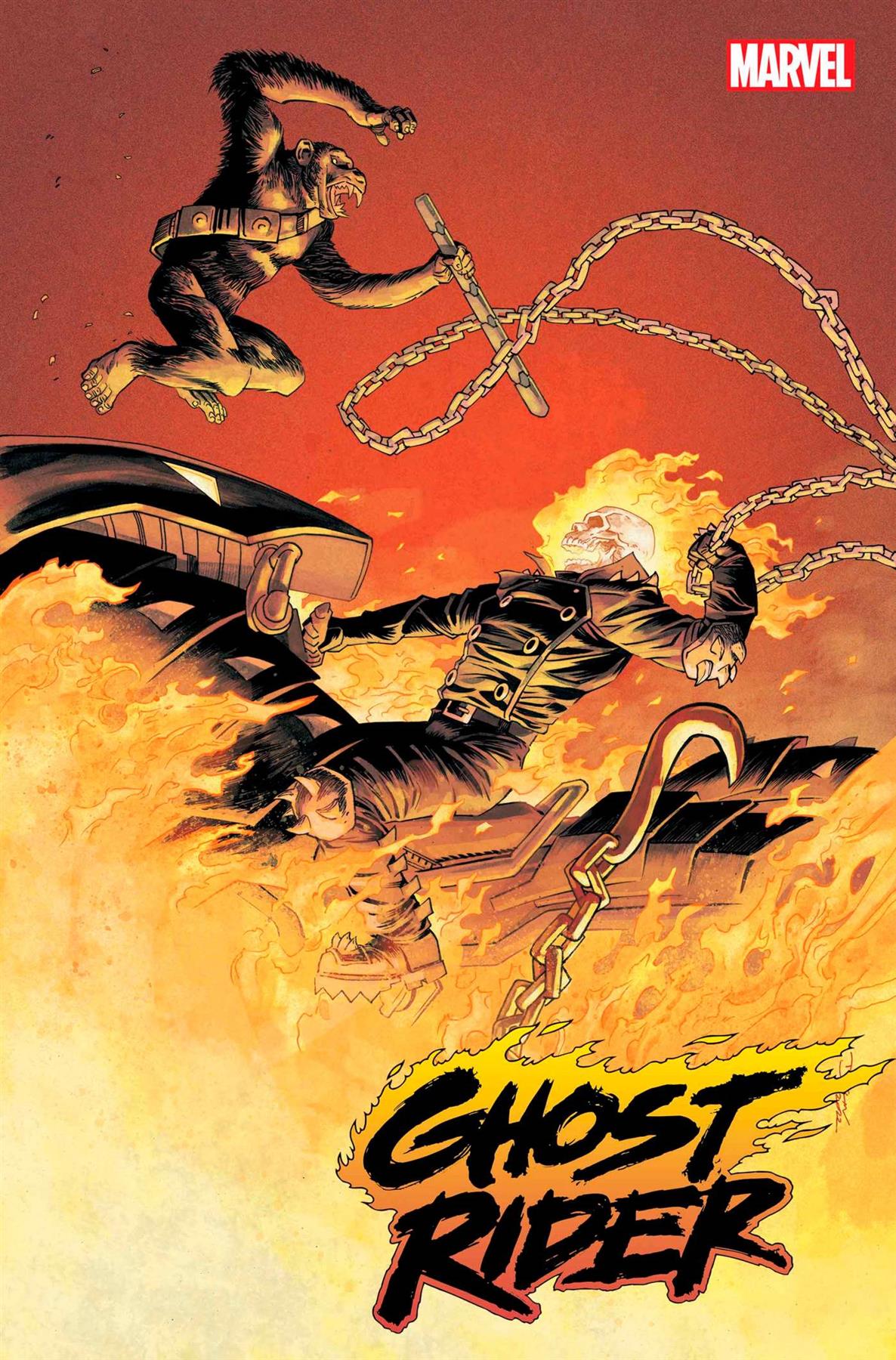 Ghost Rider #11 Shalvey Planet Of The Apes Var (Shalvey Planet Of The Apes Var) Marvel Prh Comic Book 2023