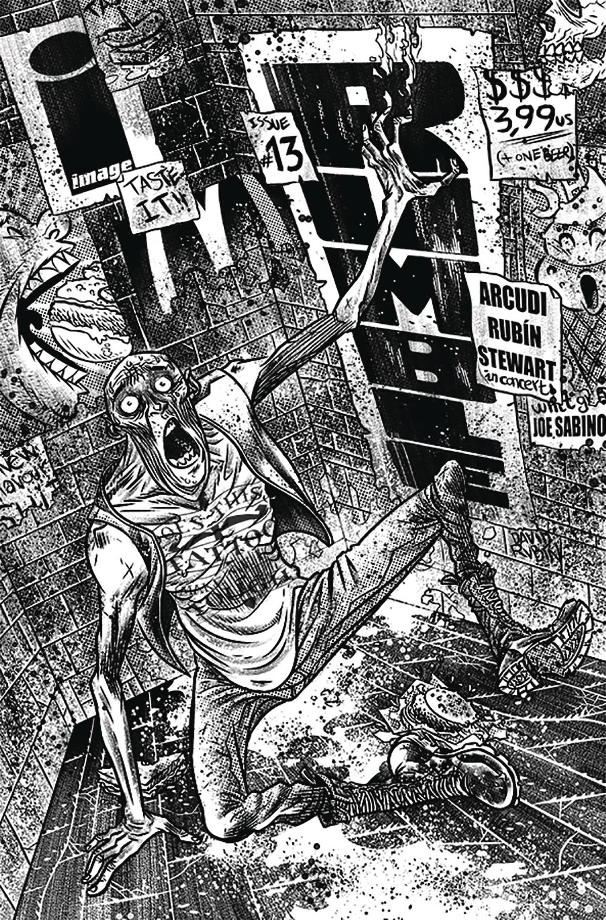 Rumble #13 (Cvr A B&w Rubin) Image Comics Comic Book