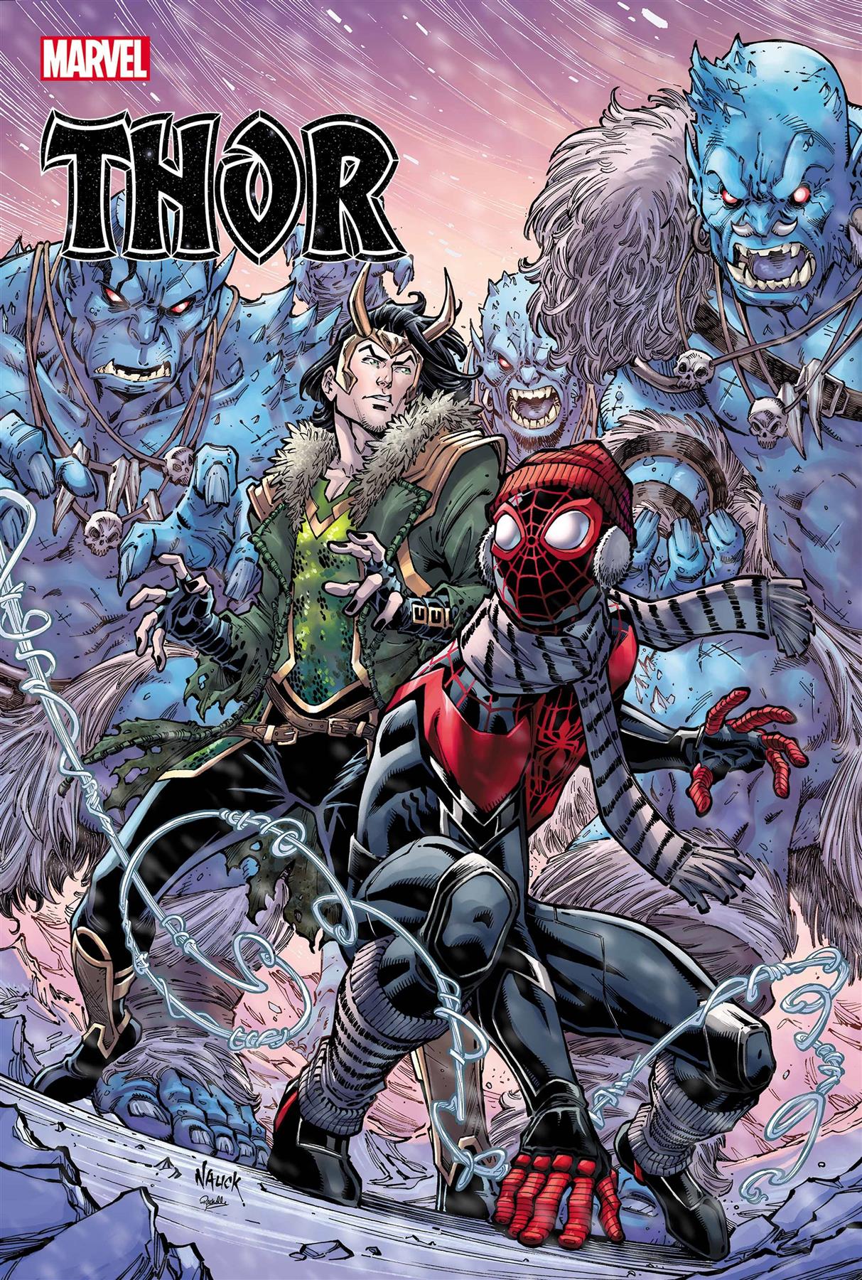 Thor #17 Nauck Miles Morales 10th Anniv Var Marvel Comics Comic Book