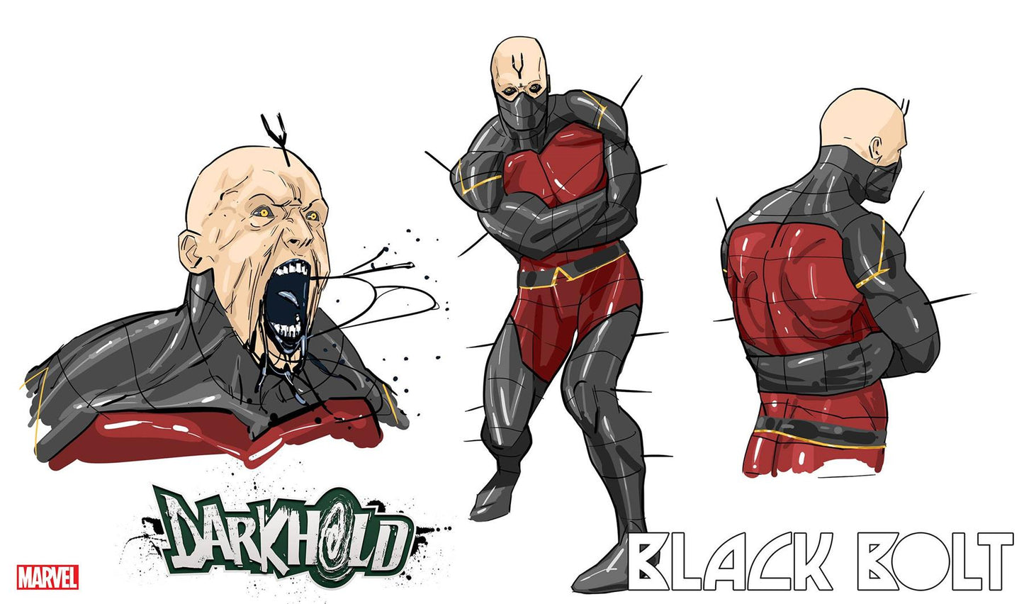 Darkhold Black Bolt #1 Tormey Design Var () Marvel Prh Comic Book 2021