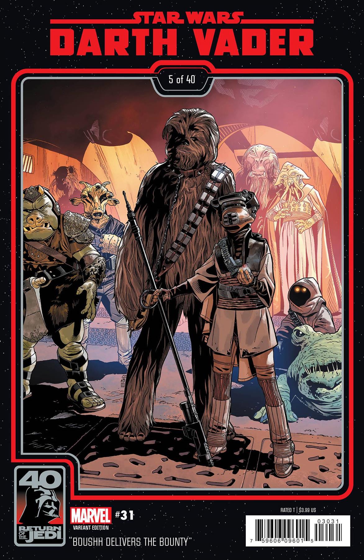 Star Wars Darth Vader #31 Return Jedi 40th Anniversary Var (Return Jedi 40th Anniversary Var) Marvel Prh Comic Book 2023