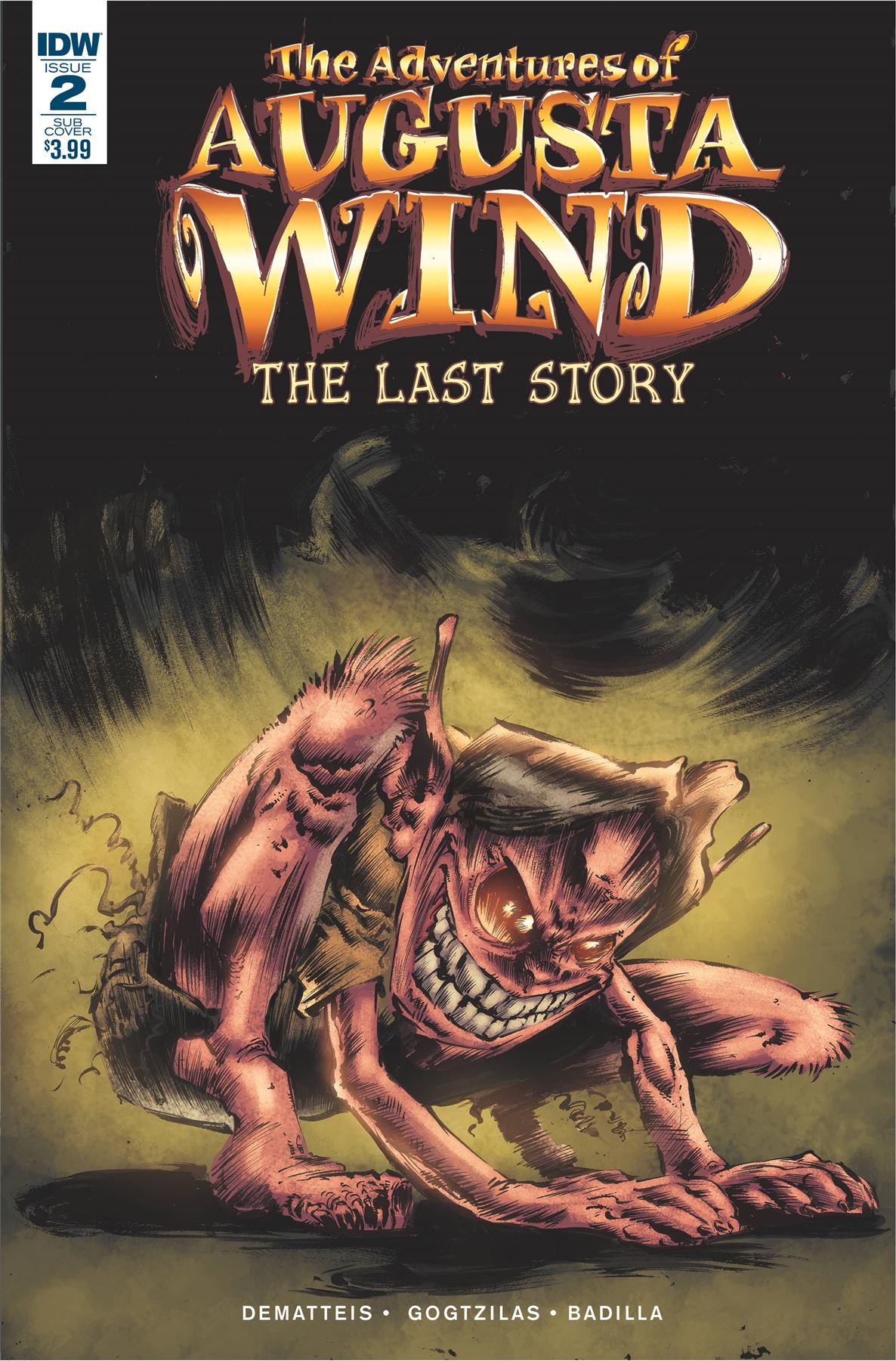 Adv Of Augusta Wind Last Story #2 (Subscription Var) Idw Publishing Comic Book
