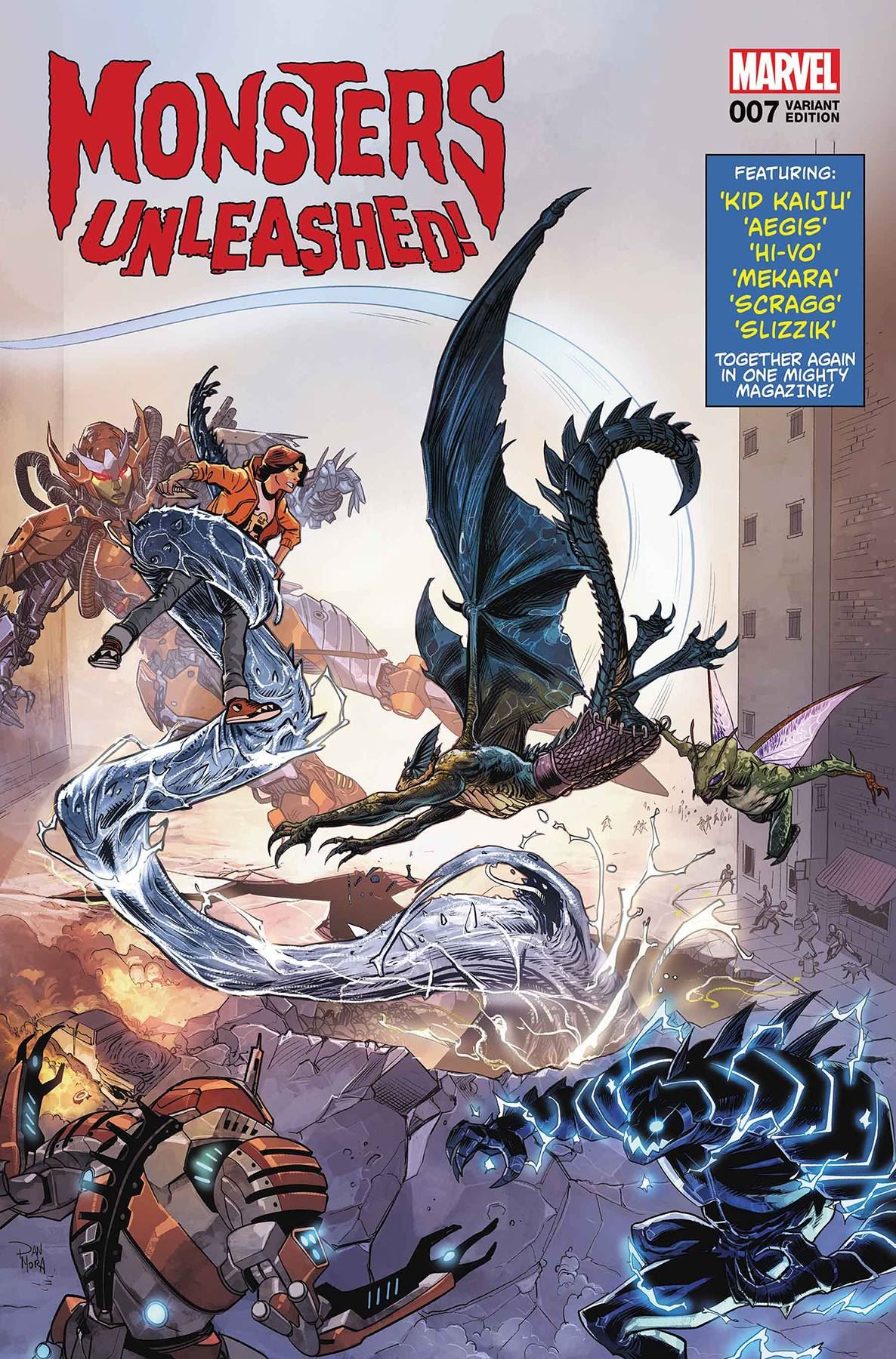 Monsters Unleashed #7 Mora Lh Var Leg (Mora Lh Var Leg) Marvel Comics Comic Book