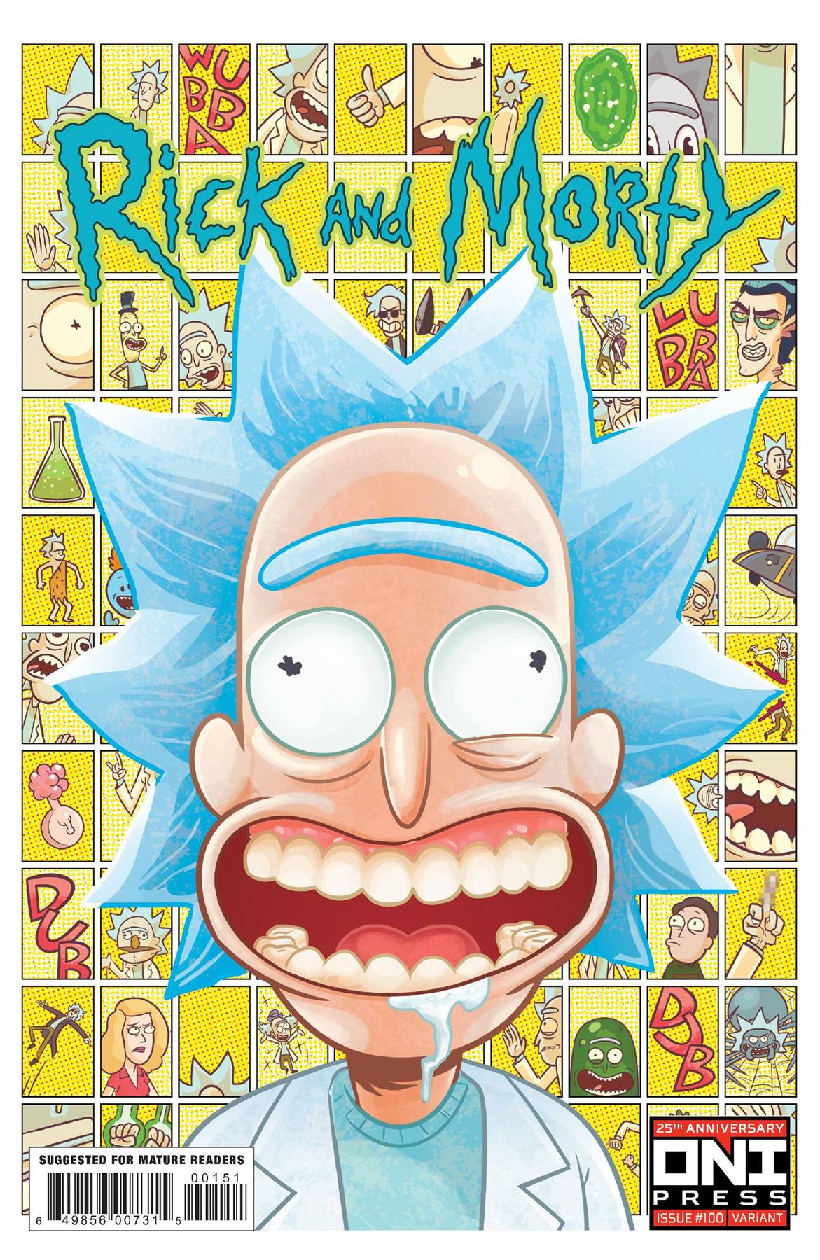 Rick & Morty #100 Cvr E Stresing Oni Press Inc. Comic Book