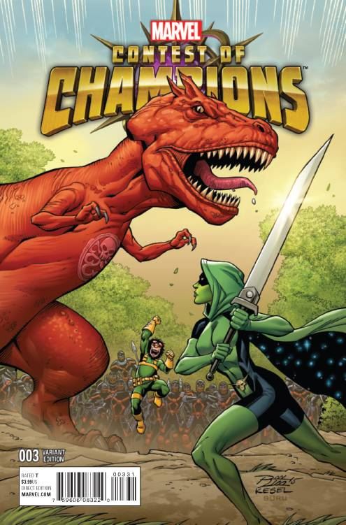 Contest Of Champions #3 Lim Connecting C Var (Lim Connecting C Var) Marvel Comics Comic Book