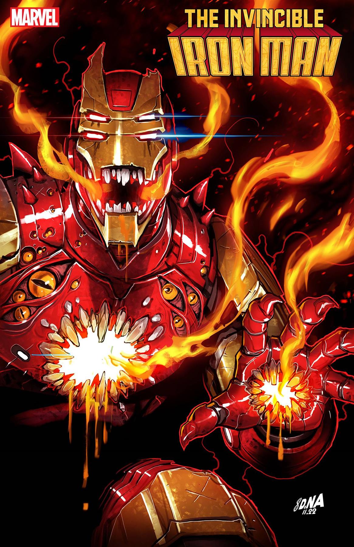 Invincible Iron Man #2 Nakayama Demonized Var Marvel Prh Comic Book