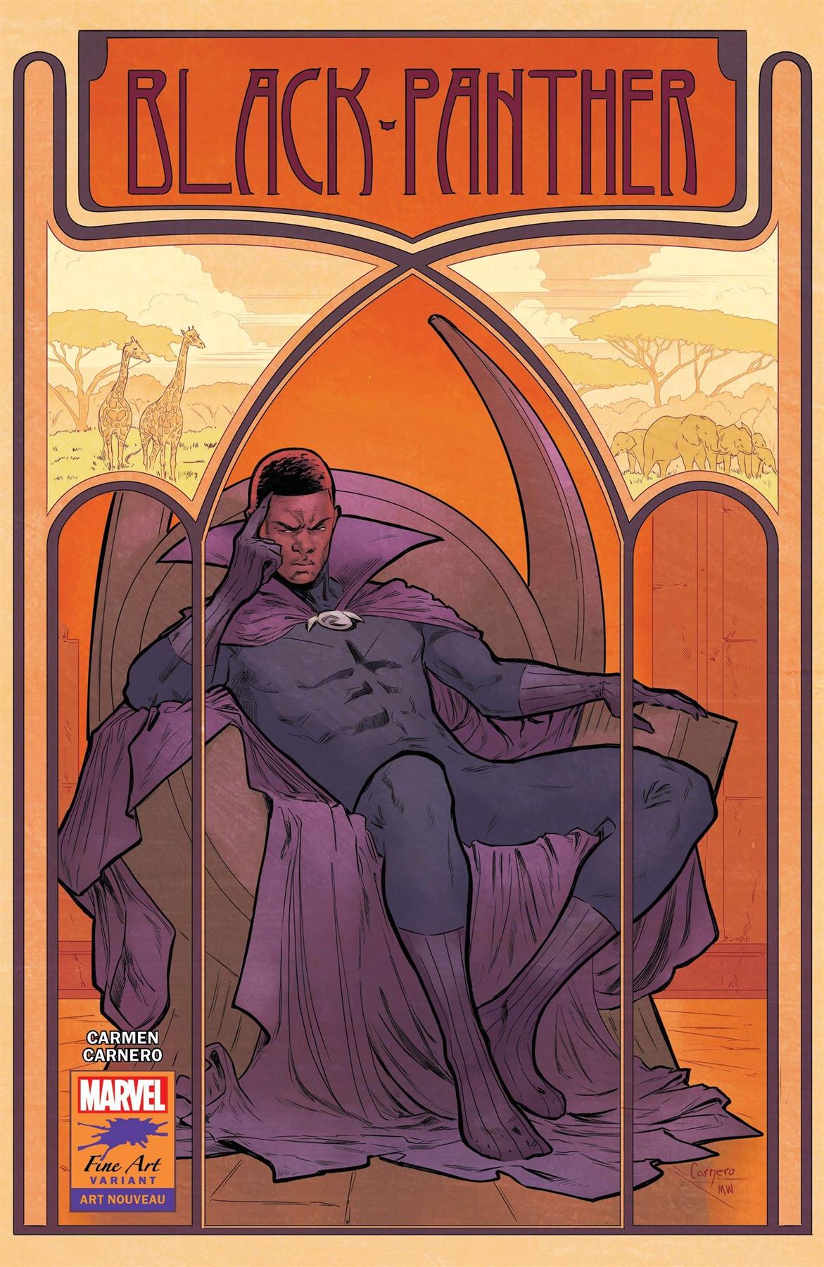 Black Panther #25 Carnero Stormbreakers Var Marvel Comics Comic Book