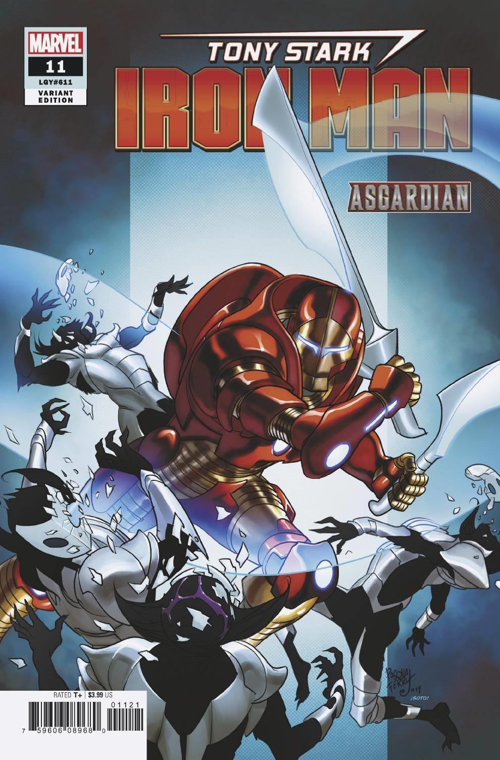 Tony Stark Iron Man #11 (Ferry Asgardian Var) Marvel Comics Comic Book – JAF Comics
