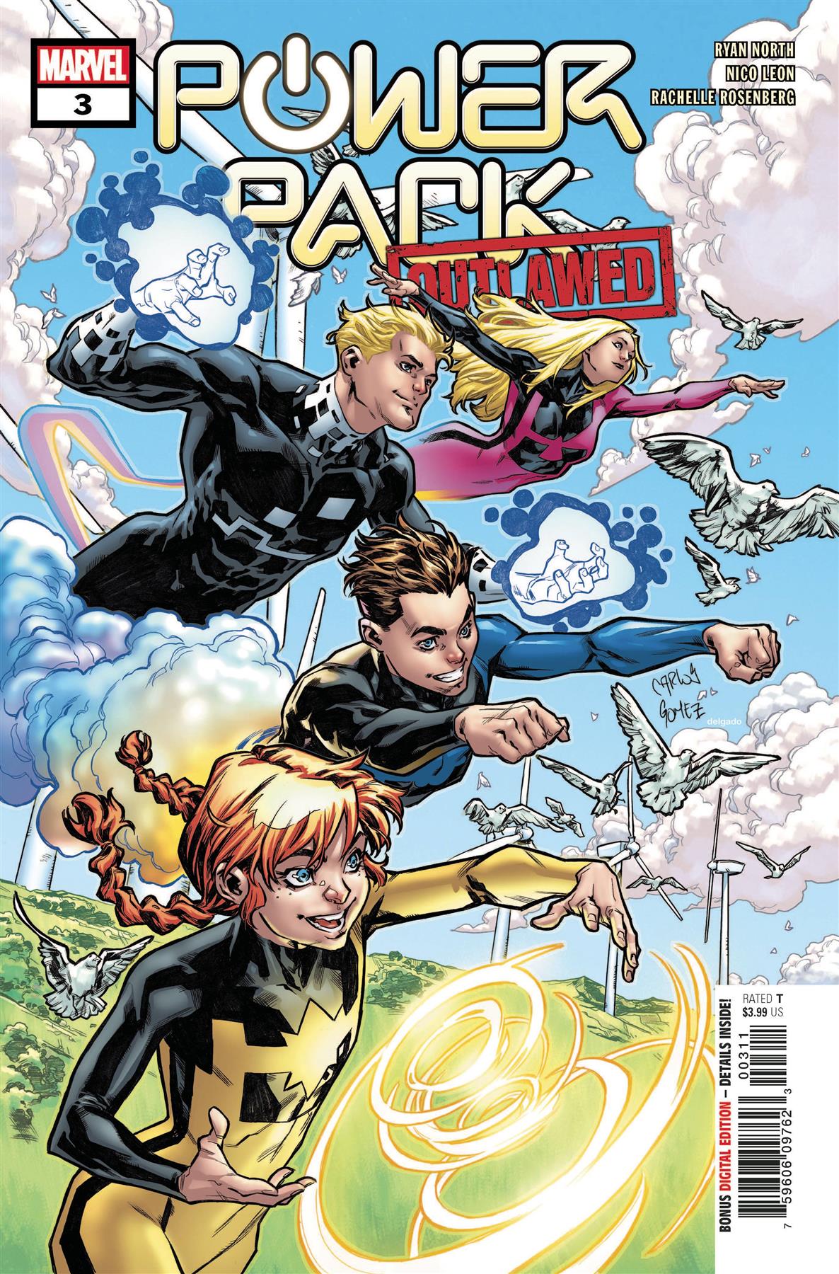 Power Pack #3 (of 5) Marvel Comics Comic Book