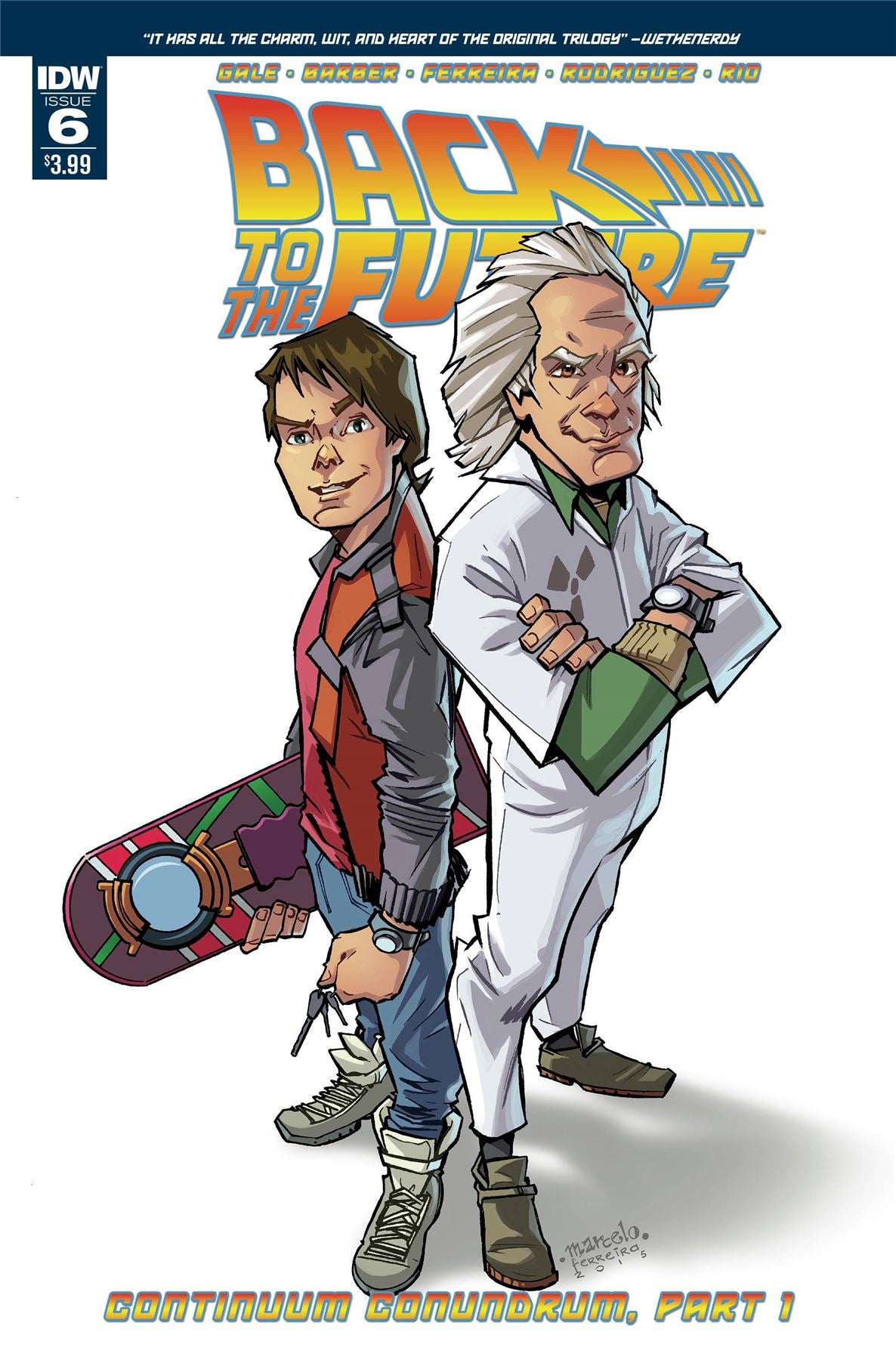 Back To The Future #6 Idw Publishing Comic Book
