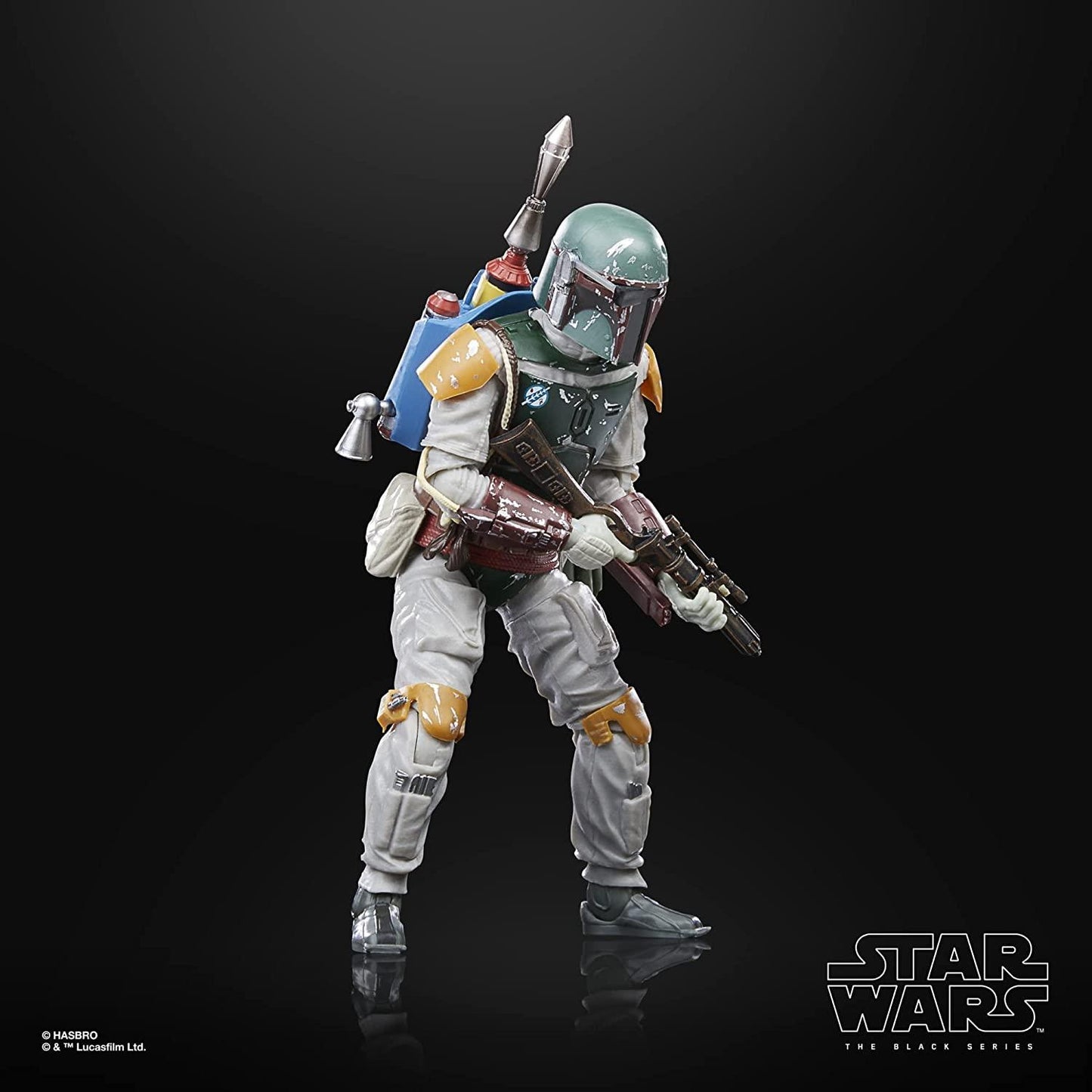 Sw Black E6 40th Ann 6in Boba Fett Dlx Action Figure