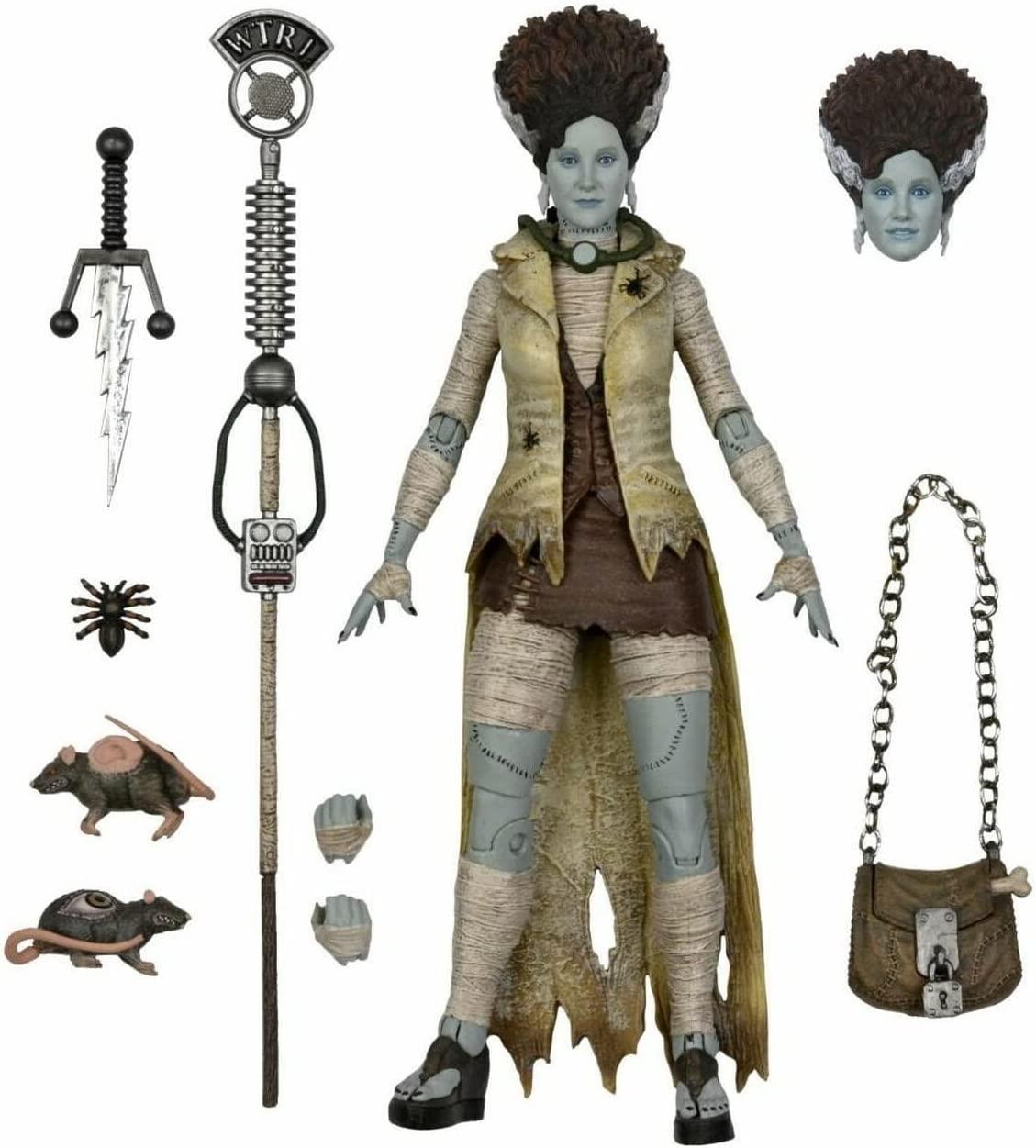 Universal Monsters Vs Tmnt April As The Bride Ultimate 7in Action Figures