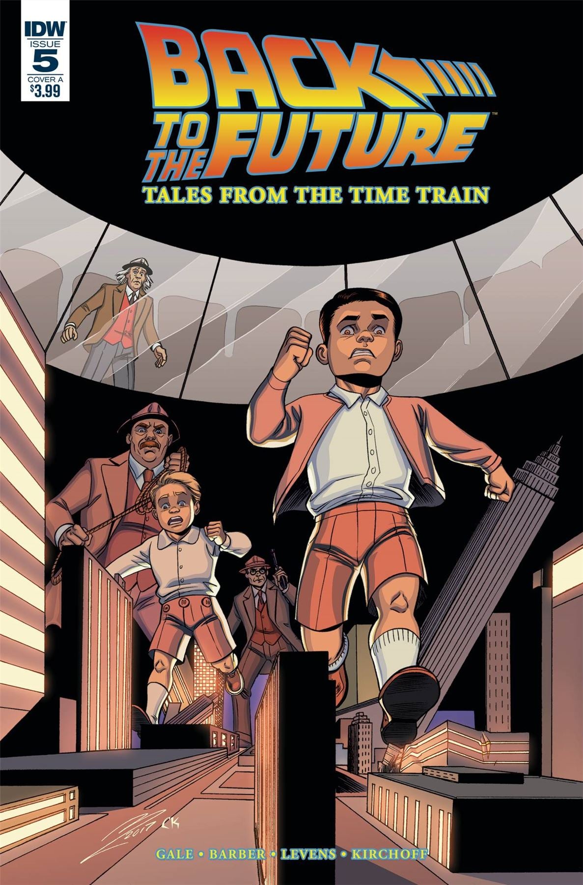 Back To The Future Time Train #5 (Cvr A Levens) Idw Publishing Comic Book