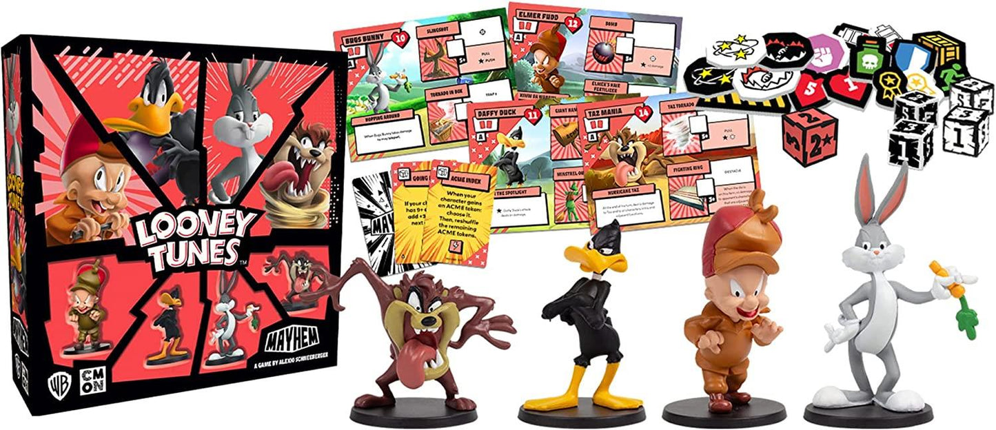 Looney Tunes Mayhem Board Game by CMON