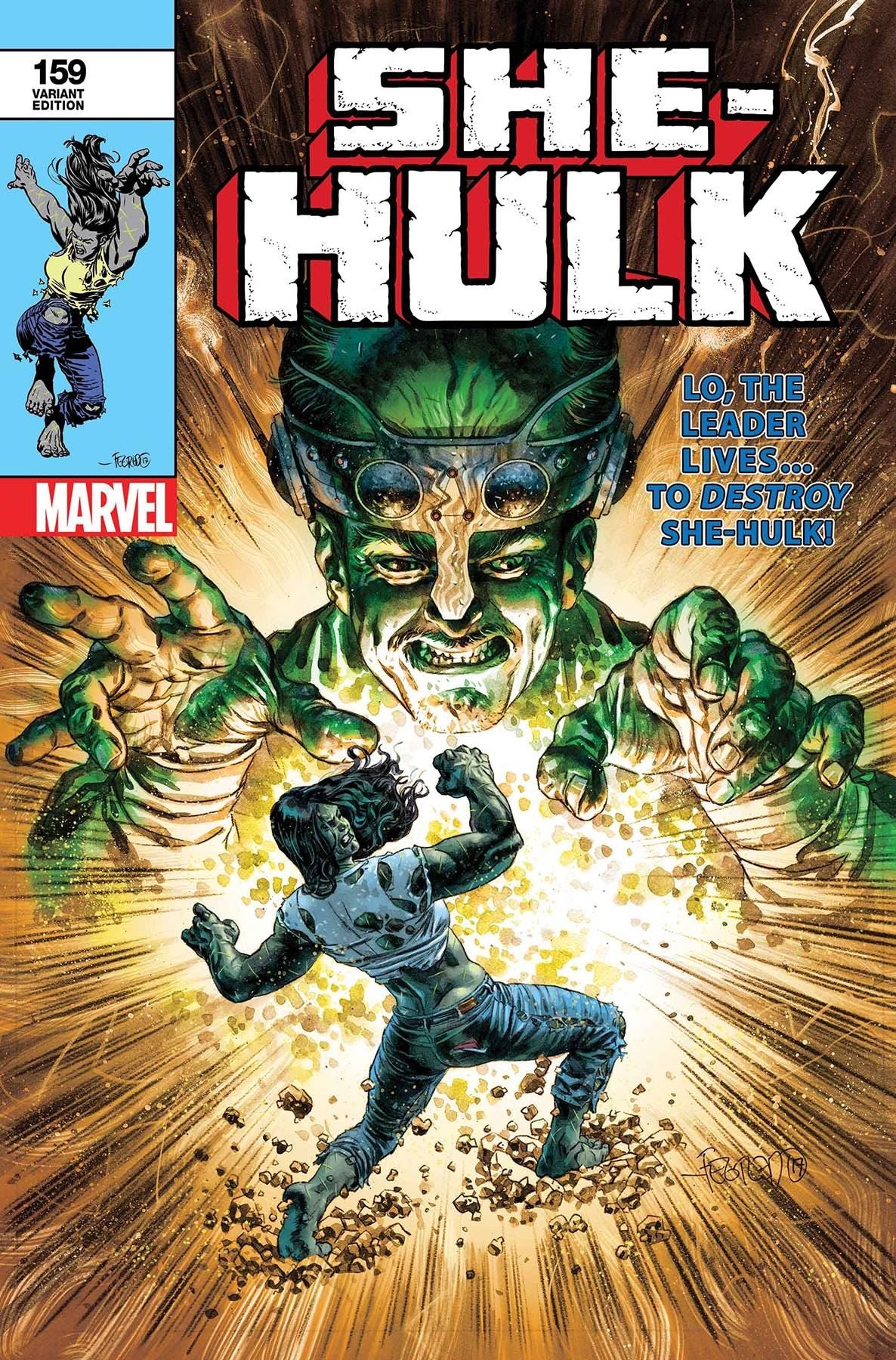 She-hulk #159 (Fegredo Lh Var Leg) Marvel Comics Comic Book