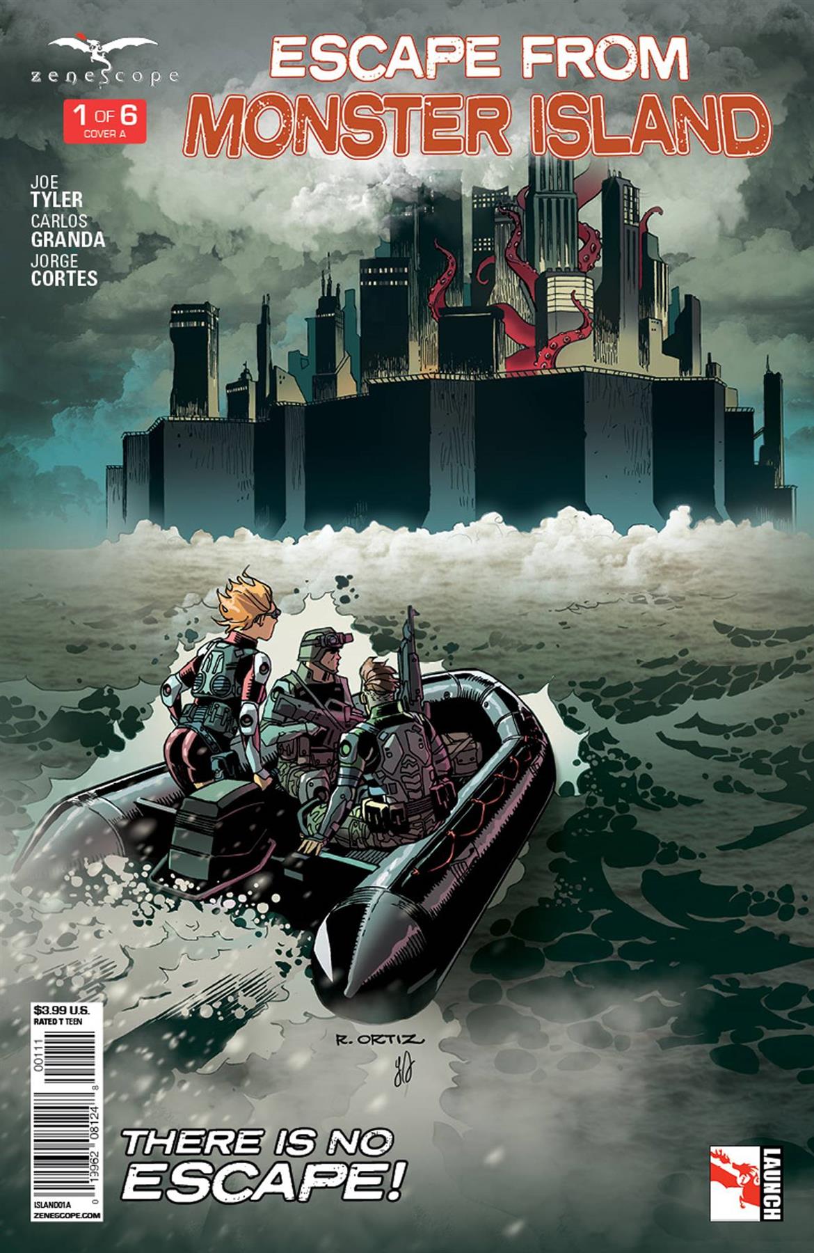 Escape From Monster Island #1 (A Cvr Ortiz) Zenescope Entertainment Inc Comic Book