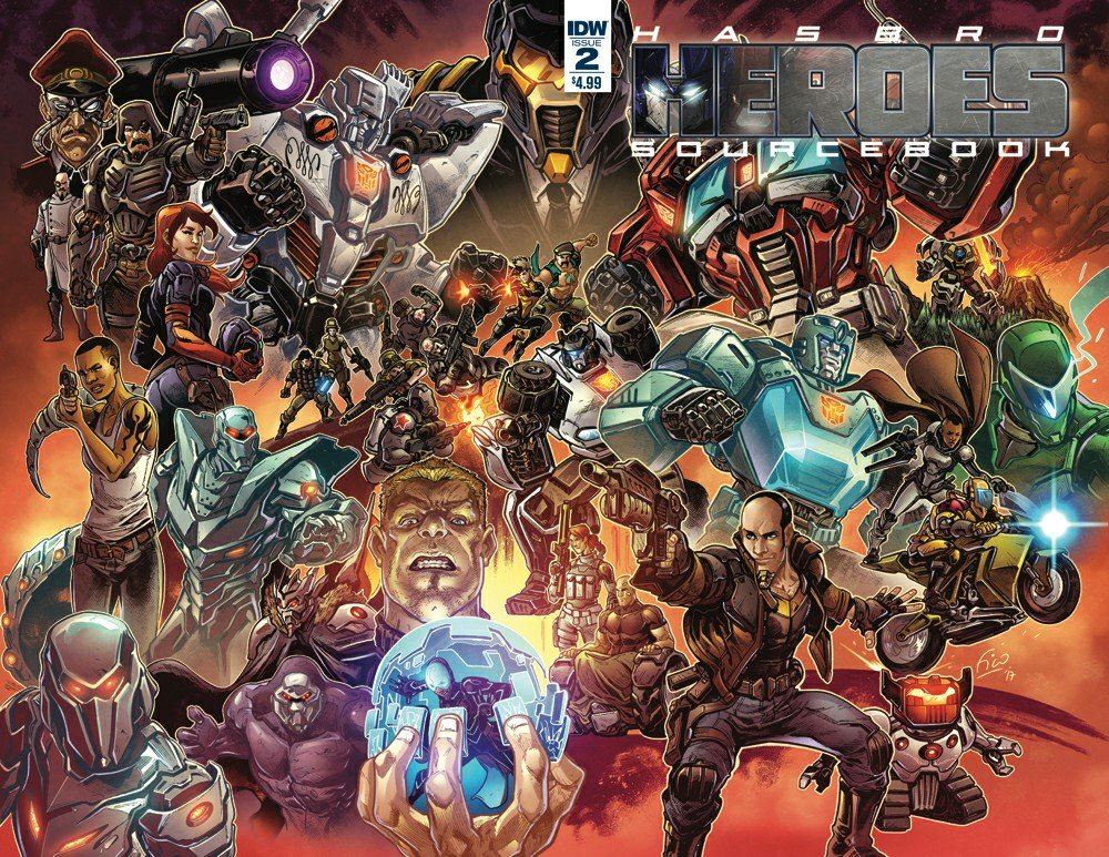 Hasbro Heroes Sourcebook #2 (10 Copy Incv) Idw Publishing Comic Book