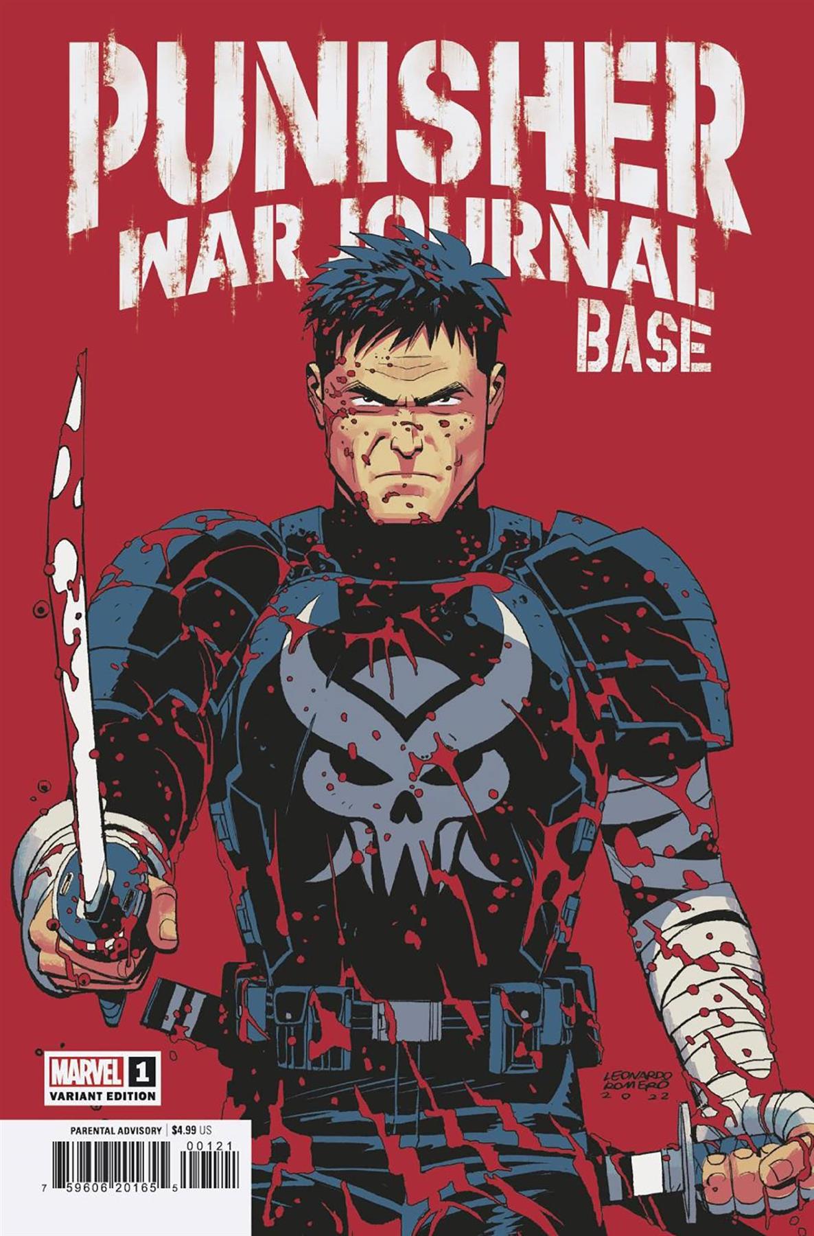 Punisher War Journal Base #1 Romero Var () Marvel Prh Comic Book 2023