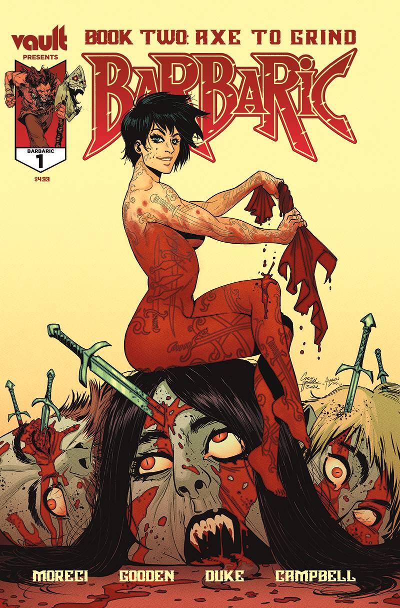 Barbaric Axe To Grind #1 Cvr B Howell Vault Comics Comic Book